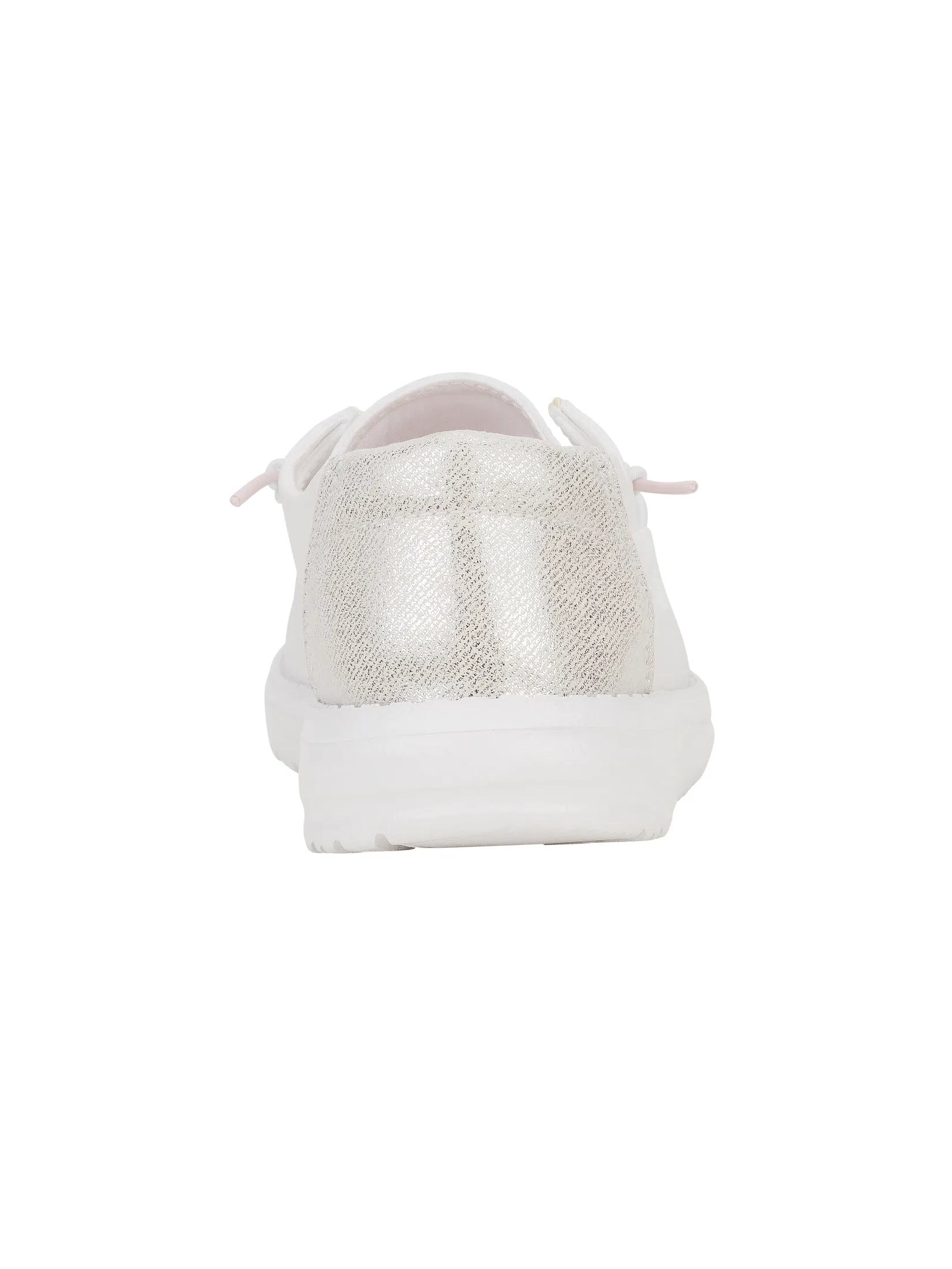 HEYDUDE WENDY METALLIC SPARKLE  - WHITE HEYDUDE WENDY METALLIC SPARKLE  - WHITE
