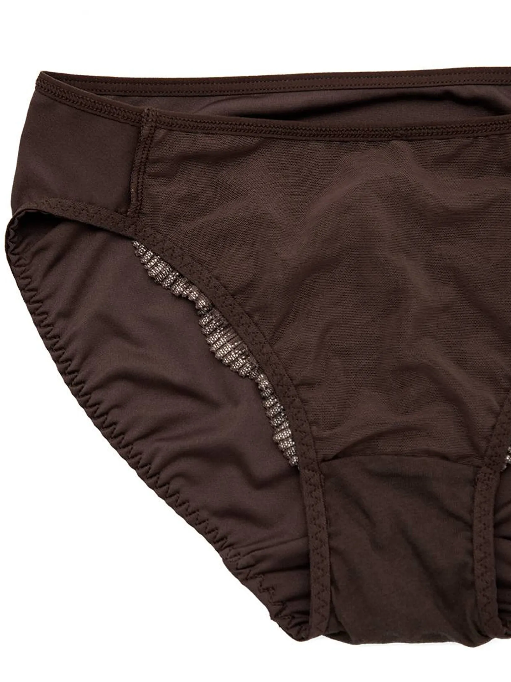 SABINA Panty Bikini Woman Modern V - Chocolate