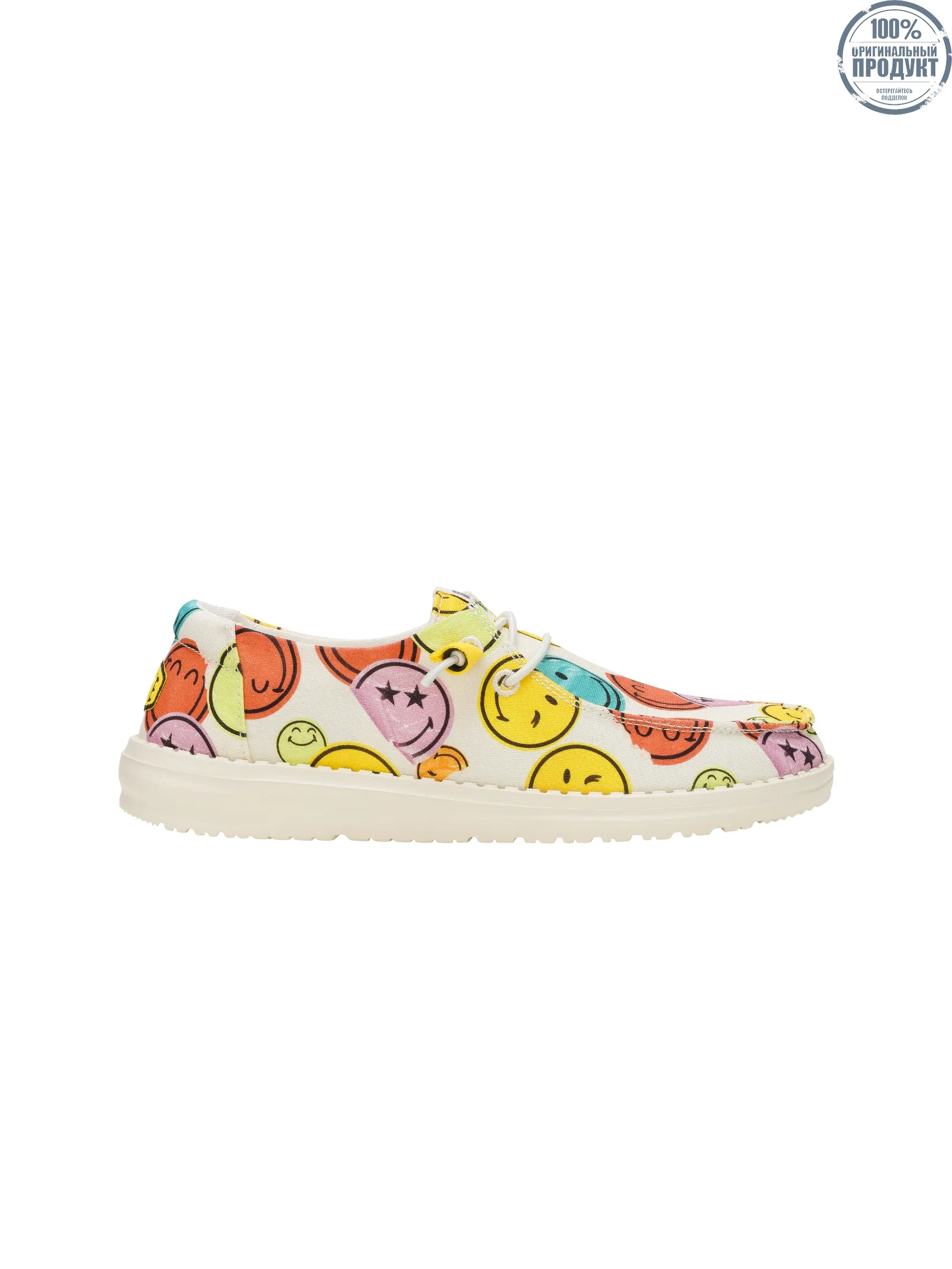 HEYDUDE WENDY SMILEY - CREAM/MULTI HEYDUDE WENDY SMILEY - CREAM/MULTI