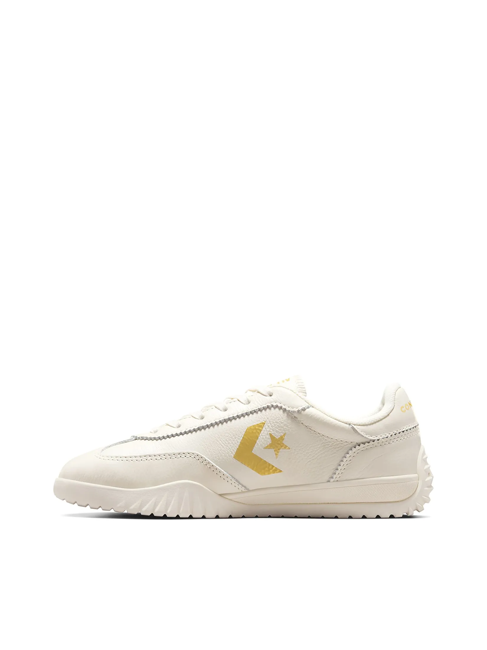 CONVERSE Women Sneakers Run Star Trainer High Tea Party Ox Cream/Gold Egret/Egret/Gold CONVERSE Women Sneakers Run Star Trainer High Tea Party Ox Cream/Gold Egret/Egret/Gold