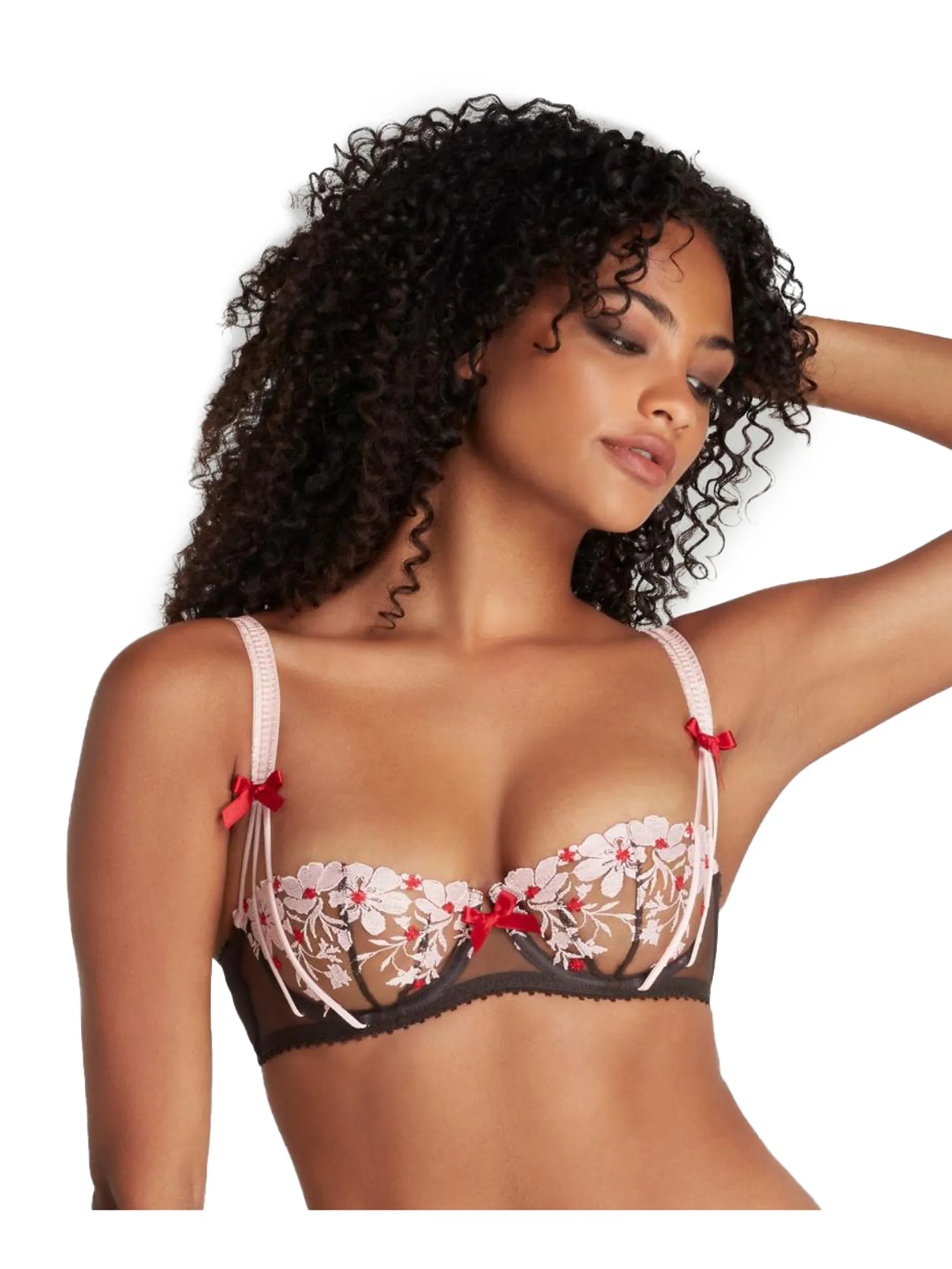 AGENT PROVOCATEUR Women Bra Dawne Balconette Underwired Brown AGENT PROVOCATEUR Women Bra Dawne Balconette Underwired Brown