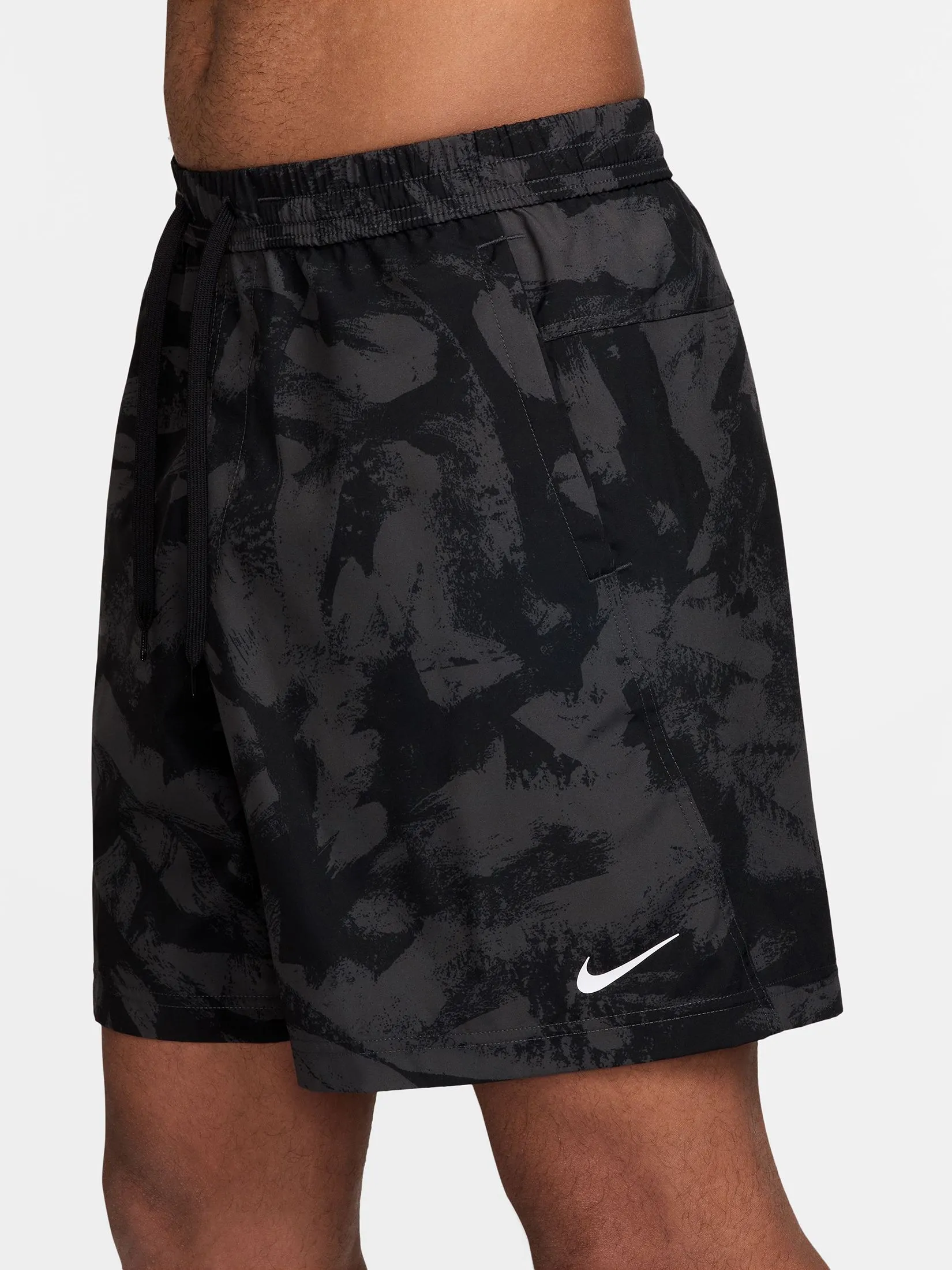 NIKE Men Shorts Form Dri-Fit 7" HV0432-060 Anthracite/White NIKE Men Shorts Form Dri-Fit 7" HV0432-060 Anthracite/White