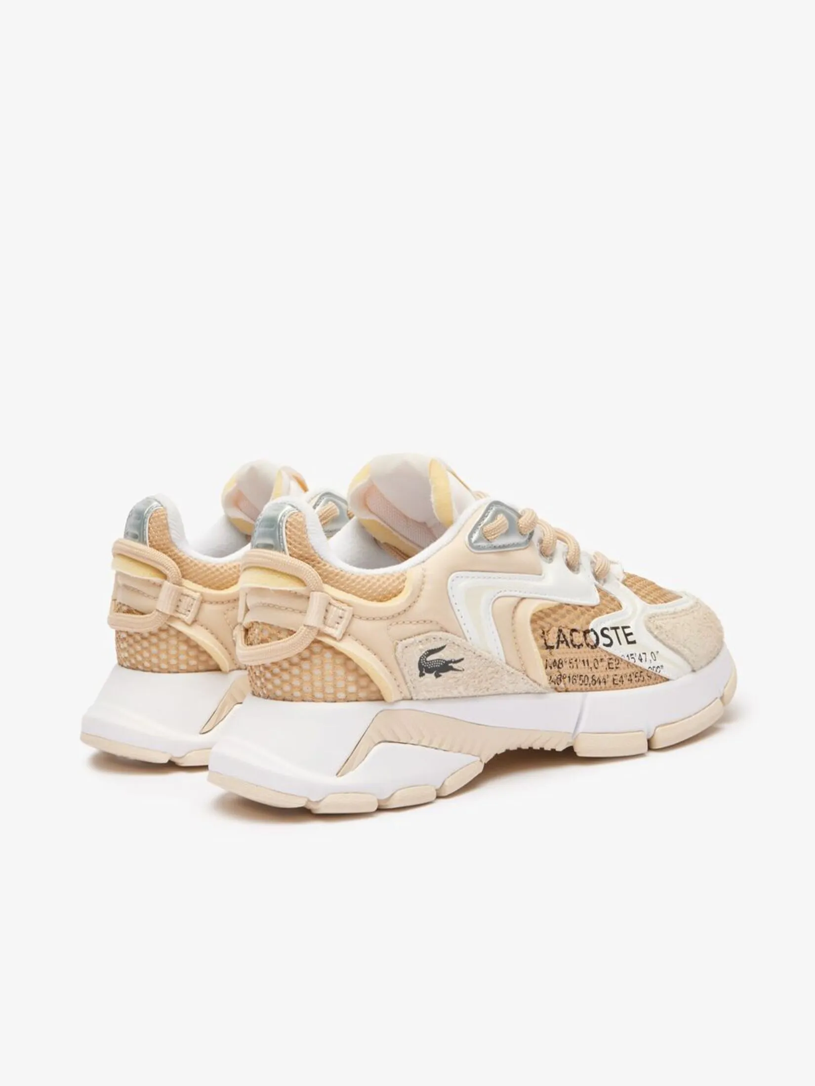 LACOSTE Women’s L003 Neo Trainers Beige LACOSTE Women’s L003 Neo Trainers Beige