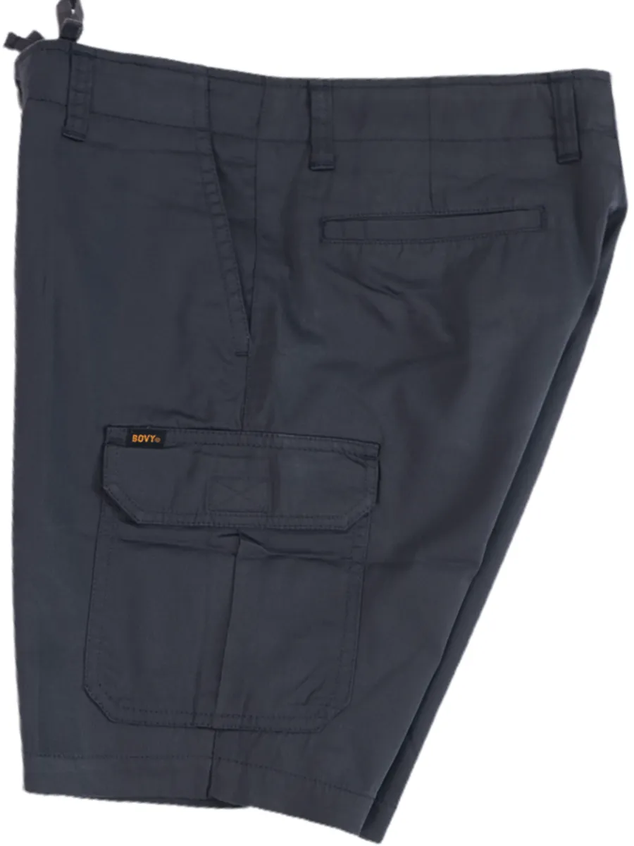 BOVY MEN CARGO SLIM SHORTS GREY BOVY MEN CARGO SLIM SHORTS GREY