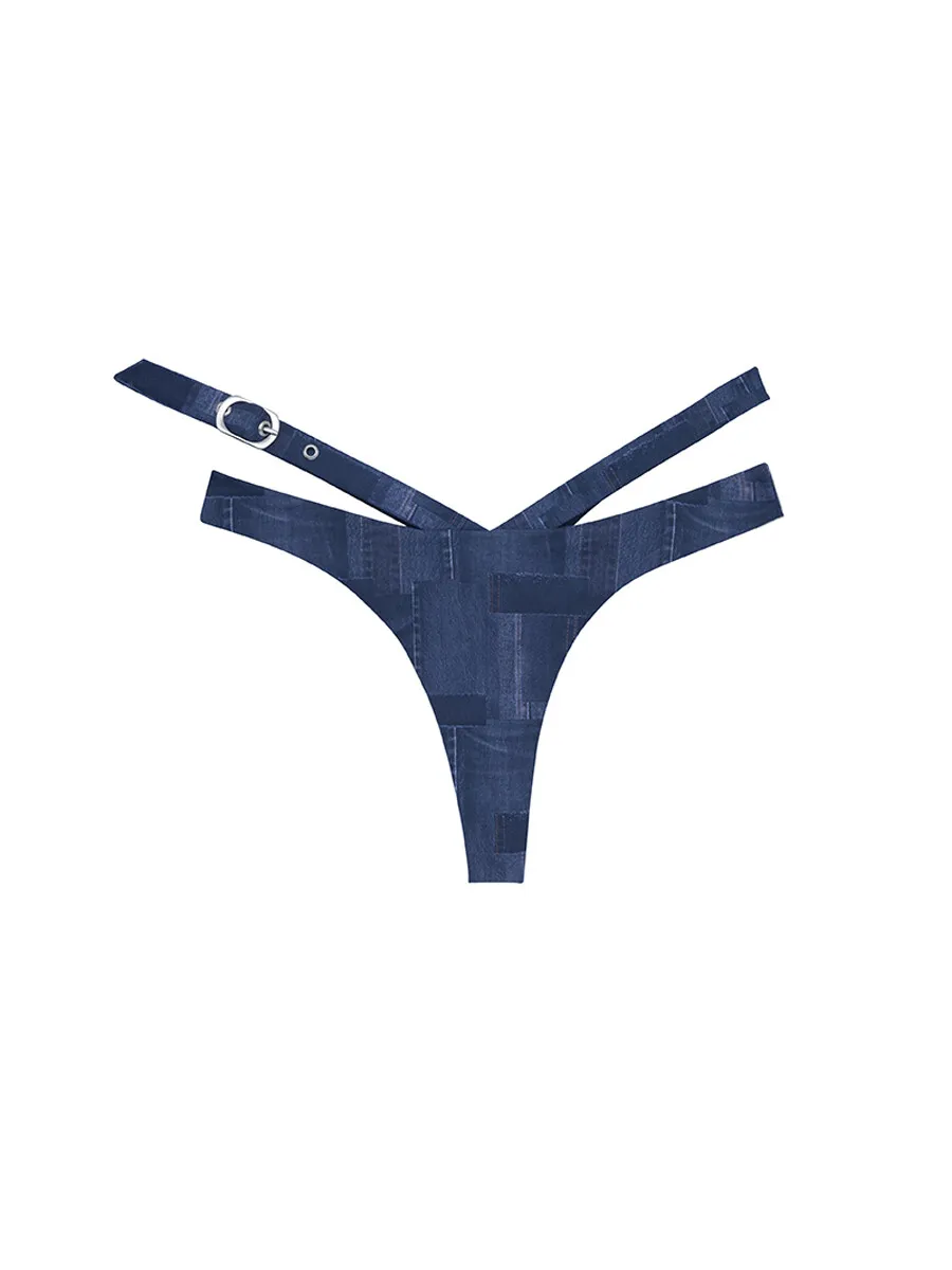 SABINA Mad Moiselle NEO-NOSTALGIC 23 Daphne G String Panty Style - Dark Denim Blue SABINA Mad Moiselle NEO-NOSTALGIC 23 Daphne G String Panty Style - Dark Denim Blue