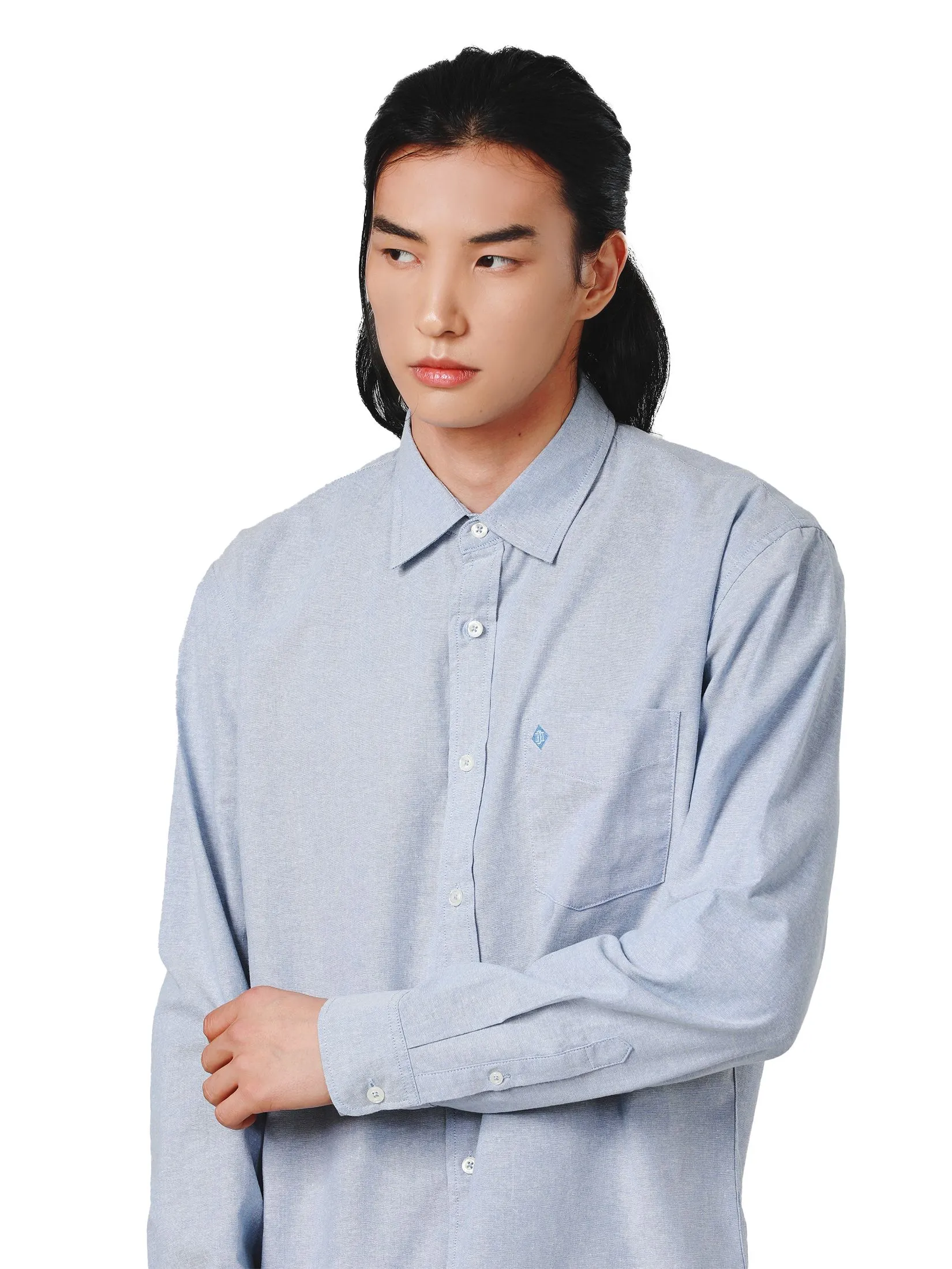 JOHN HENRY Men's Long Sleeves Shirts (Slim Fit) ICONIC AF Blue JOHN HENRY Men's Long Sleeves Shirts (Slim Fit) ICONIC AF Blue