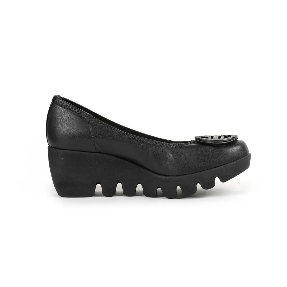 JOLI SNOB Black "Tory Wave Sole" Comfort High Heels FC-39001 JOLI SNOB Black "Tory Wave Sole" Comfort High Heels FC-39001