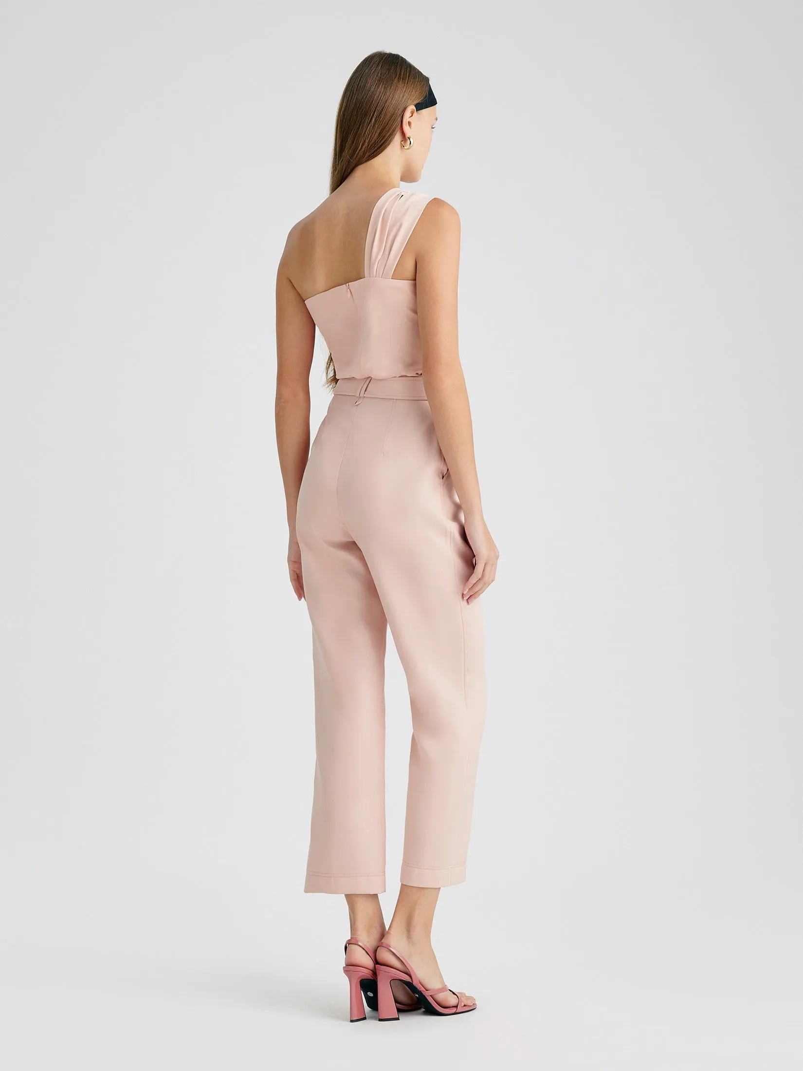 ASV (AW24)Cyra Belt Tapered Women Pants Beige ASV (AW24)Cyra Belt Tapered Women Pants Beige