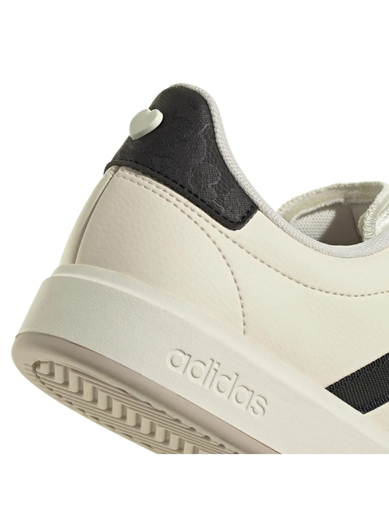 ADIDAS Women Sneakers Grand Court 2.0 JS4383 Off White / Core Black / Clear Pink ADIDAS Women Sneakers Grand Court 2.0 JS4383 Off White / Core Black / Clear Pink