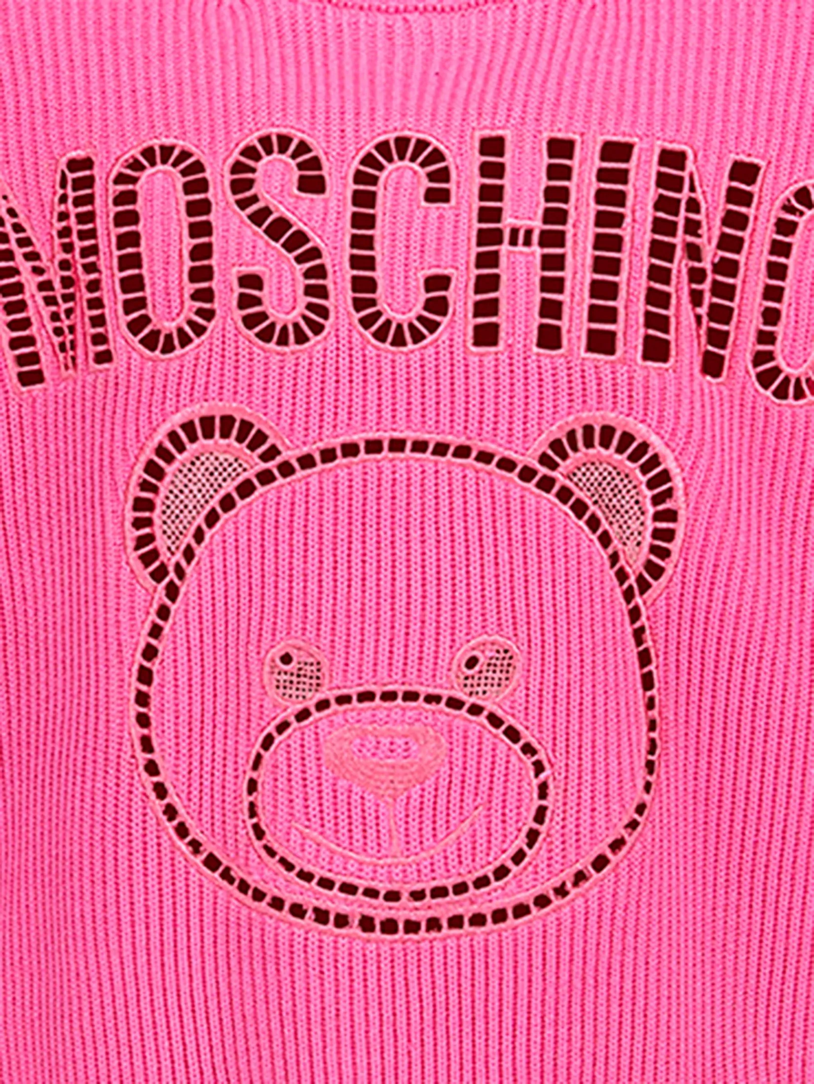 MOSCHINO KID Unisex Kids Sweatshirt Long Sleeves Pink MOSCHINO KID Unisex Kids Sweatshirt Long Sleeves Pink