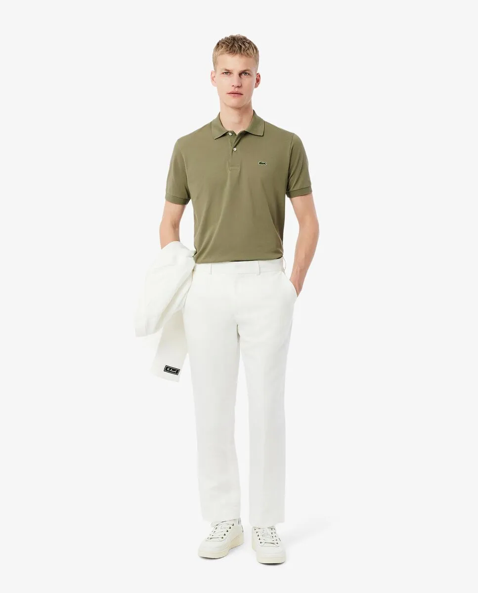 LACOSTE Classic Fit L.12.12 LIGHT Piqu  Polo Shirt Green LACOSTE Classic Fit L.12.12 LIGHT Piqu  Polo Shirt Green
