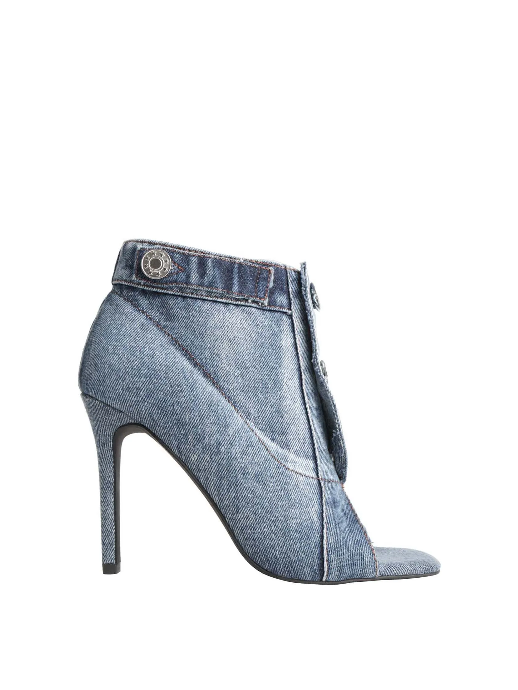 VILLAINS SF SNAP JEAN Women's Heeled Sandals DENIM VILLAINS SF SNAP JEAN Women's Heeled Sandals DENIM