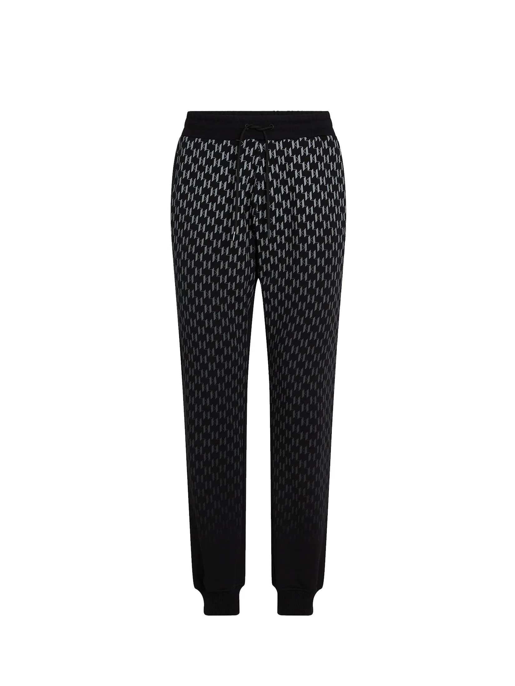 KARL LAGERFELD MONOGRAM DEGRADE SWEATPANTS BLACK MONOGRAM DEGRADE KARL LAGERFELD MONOGRAM DEGRADE SWEATPANTS BLACK MONOGRAM DEGRADE