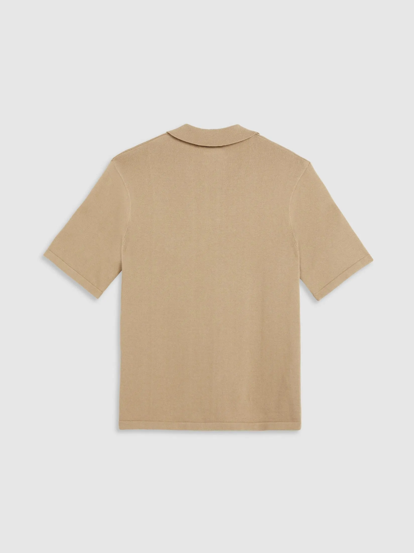 LEVI'S Men's Sweater Polo Tan LEVI'S Men's Sweater Polo Tan