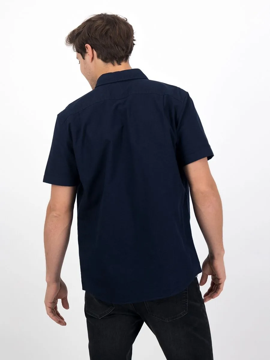 American Eagle 2106 INT SS CF BTD PC DYE OXFORD W EAGLE 410 NAVY American Eagle 2106 INT SS CF BTD PC DYE OXFORD W EAGLE 410 NAVY