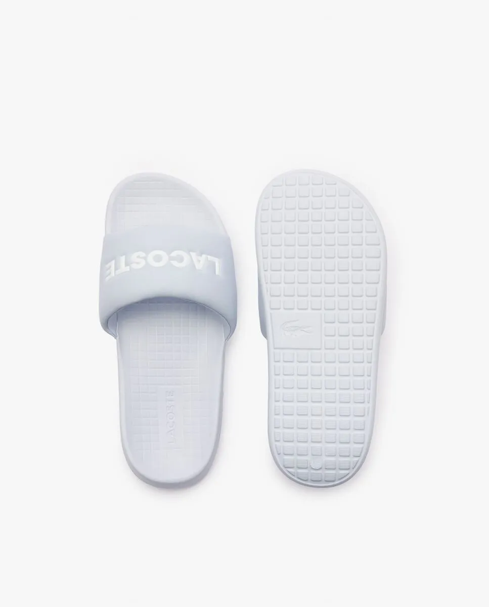 LACOSTE Light Blue Women’s Serve Slide 1.0 Fabric LACOSTE Light Blue Women’s Serve Slide 1.0 Fabric