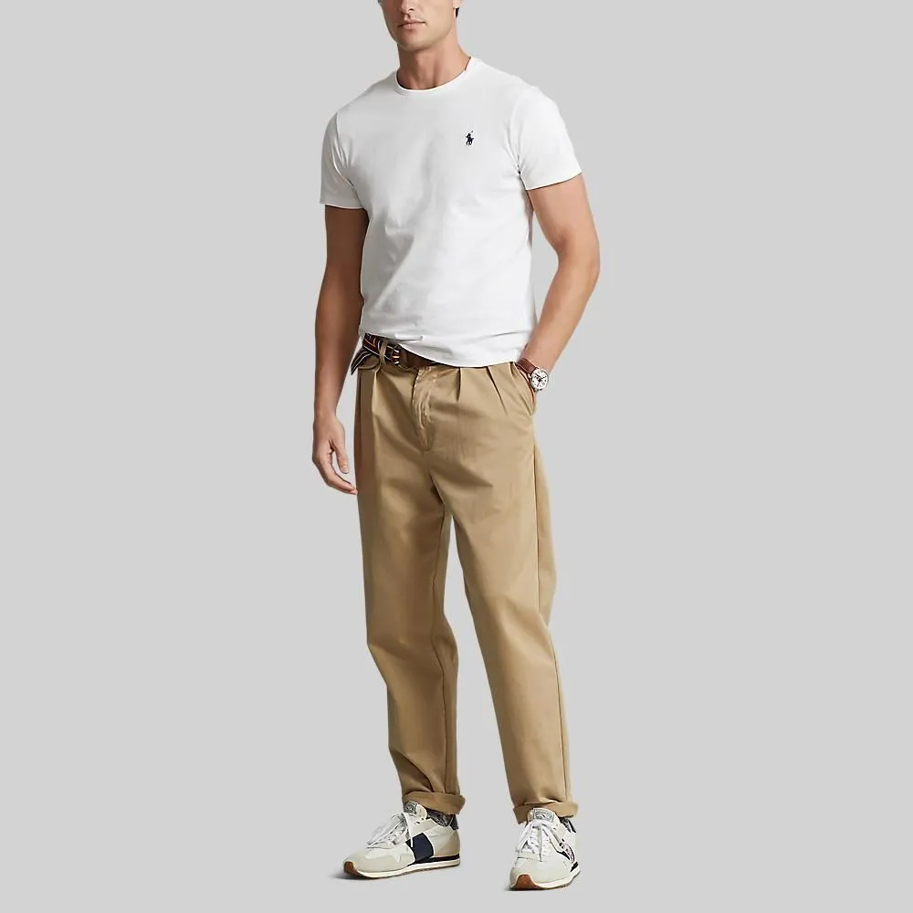 POLO RALPH LAUREN Polo Ralph Lauren TEE-Custom Slim Fit Jersey Crewneck T-Shirt MNPOTSH1N820046 100 WHITE POLO RALPH LAUREN Polo Ralph Lauren TEE-Custom Slim Fit Jersey Crewneck T-Shirt MNPOTSH1N820046 100 WHITE