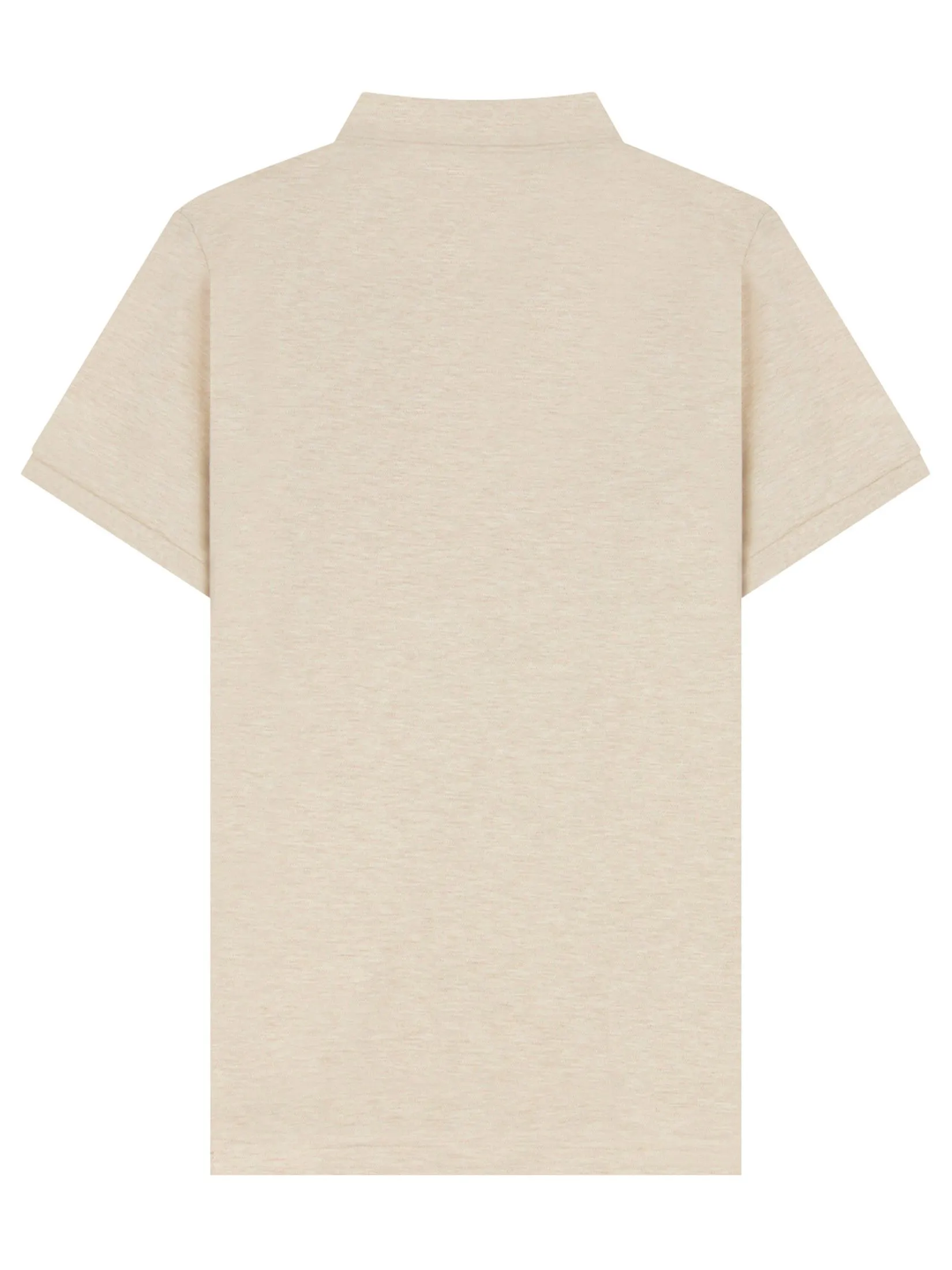 GIORDANO Men's Cotton Lycra Solid Polo Cashmere Khaki GIORDANO Men's Cotton Lycra Solid Polo Cashmere Khaki