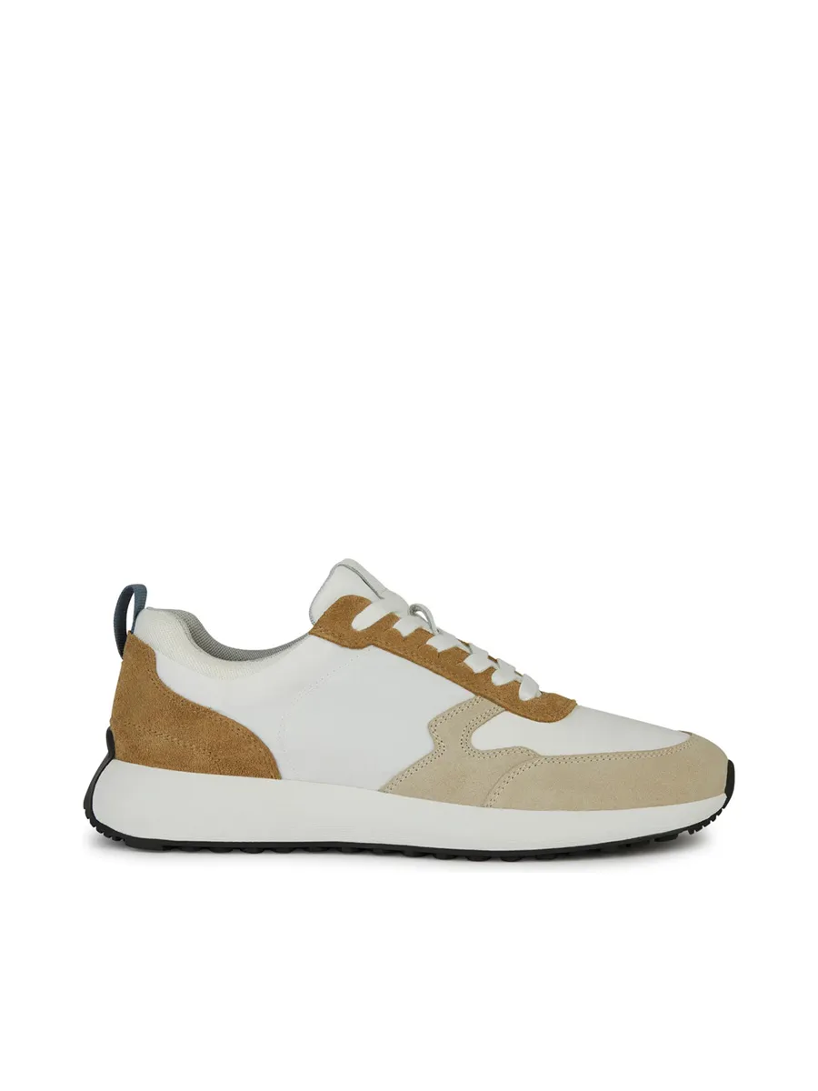 GEOX Men Sneaker U Volpiano LT Taupe/White GEOX Men Sneaker U Volpiano LT Taupe/White
