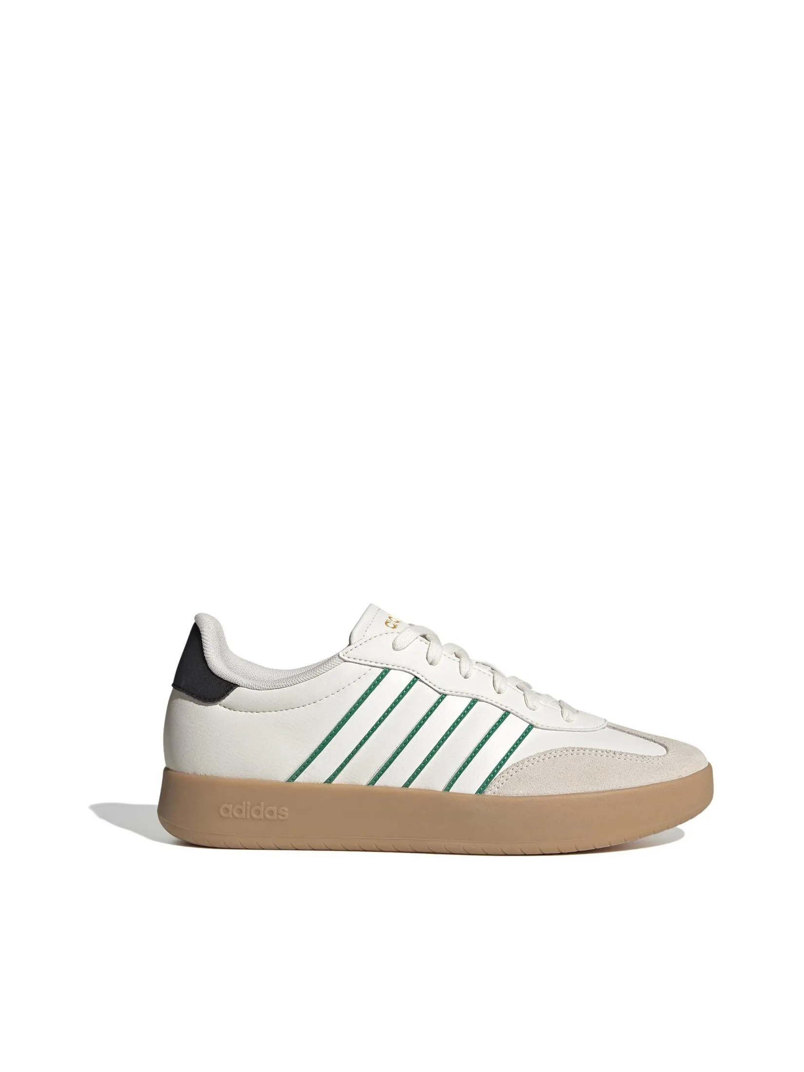 ADIDAS Men Sneakers Barreda Core White / Core White / Court Green ADIDAS Men Sneakers Barreda Core White / Core White / Court Green