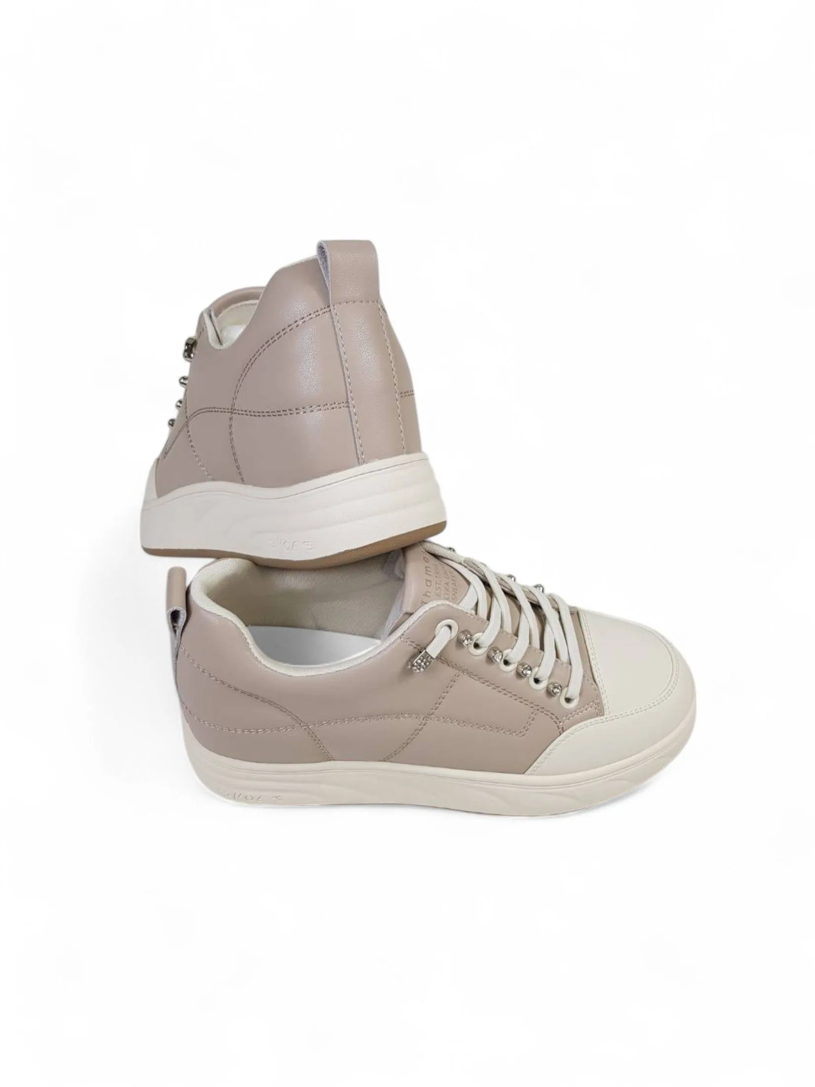 THAMES Women Sneakers Height 1.5 Inch Pink THAMES Women Sneakers Height 1.5 Inch Pink