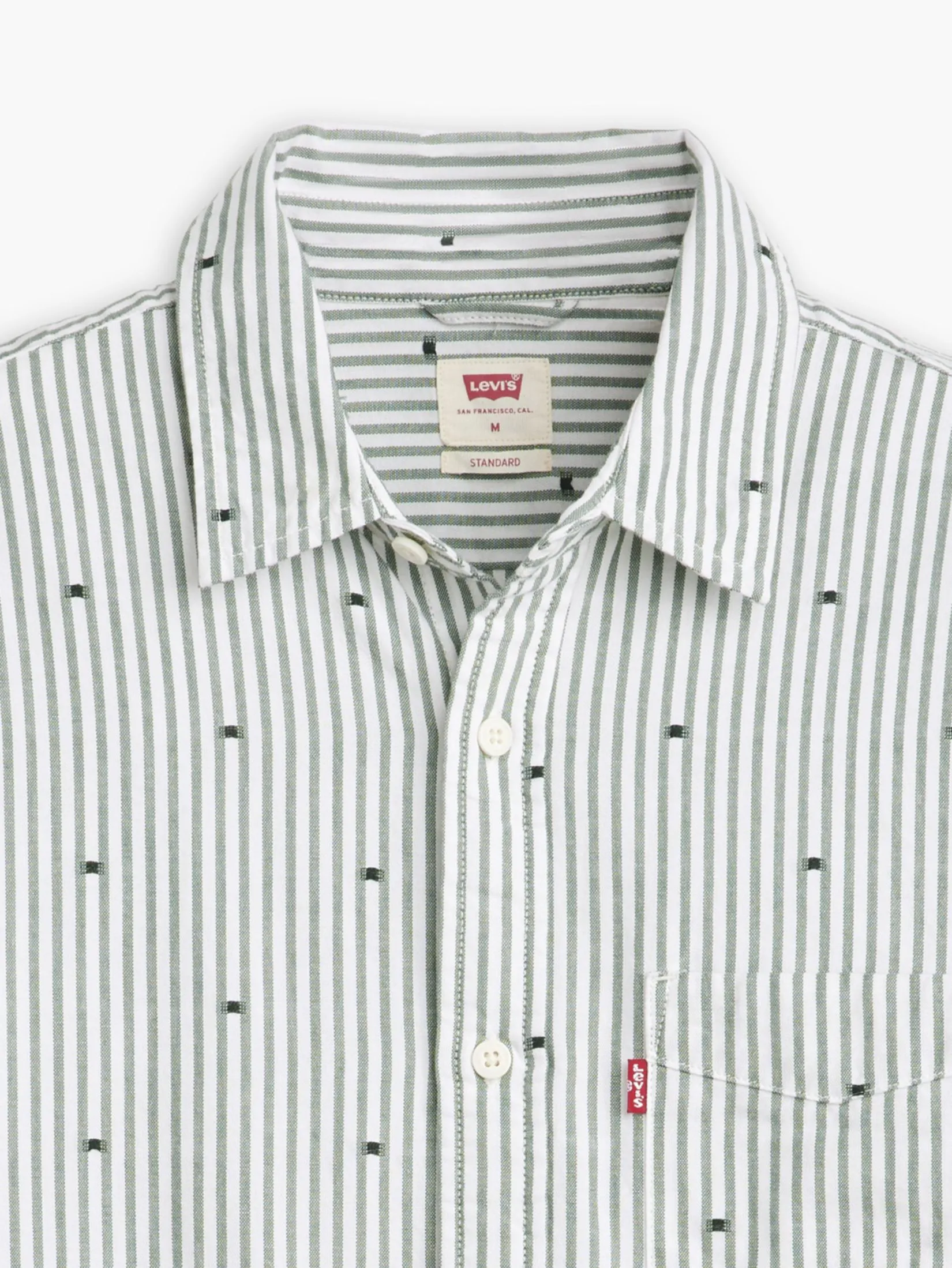 LEVI'S Men's Sunset Pocket Standard Fit Shirt  Green LEVI'S Men's Sunset Pocket Standard Fit Shirt  Green