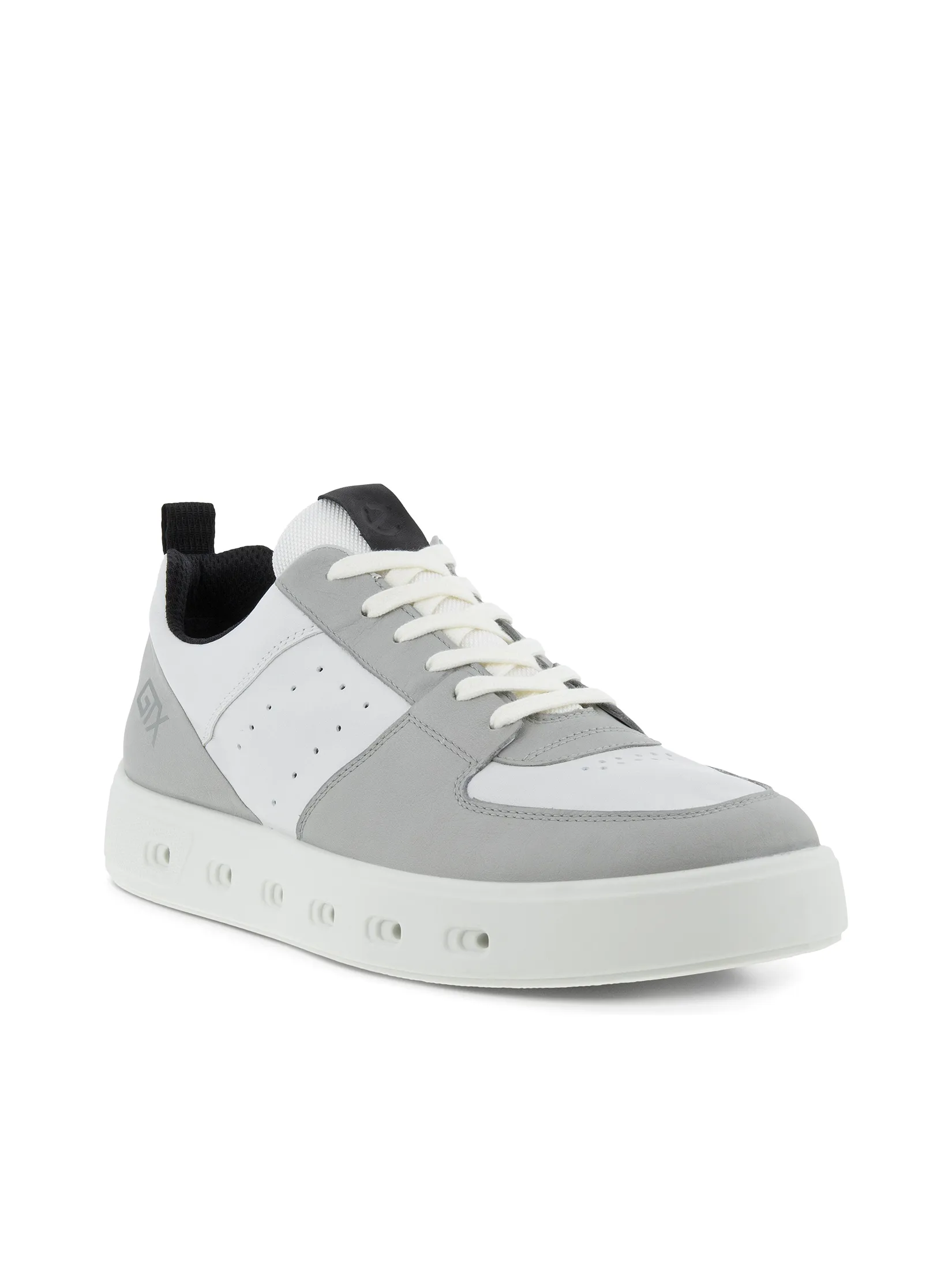 ECCO Men Sneakers Street 720 Concrete/White ECCO Men Sneakers Street 720 Concrete/White