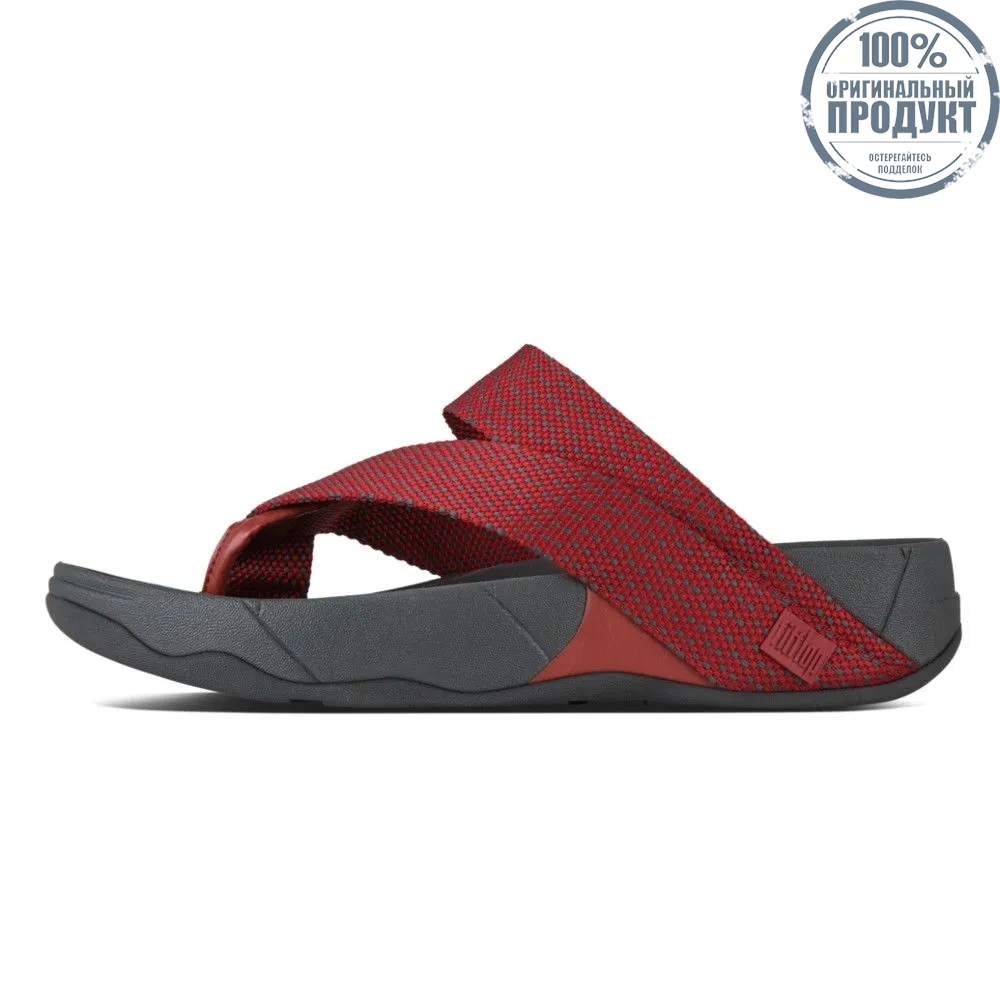 FitFlop™ Men's SLING Model H06-436 Classic Red/Dark Shadow FitFlop™ Men's SLING Model H06-436 Classic Red/Dark Shadow