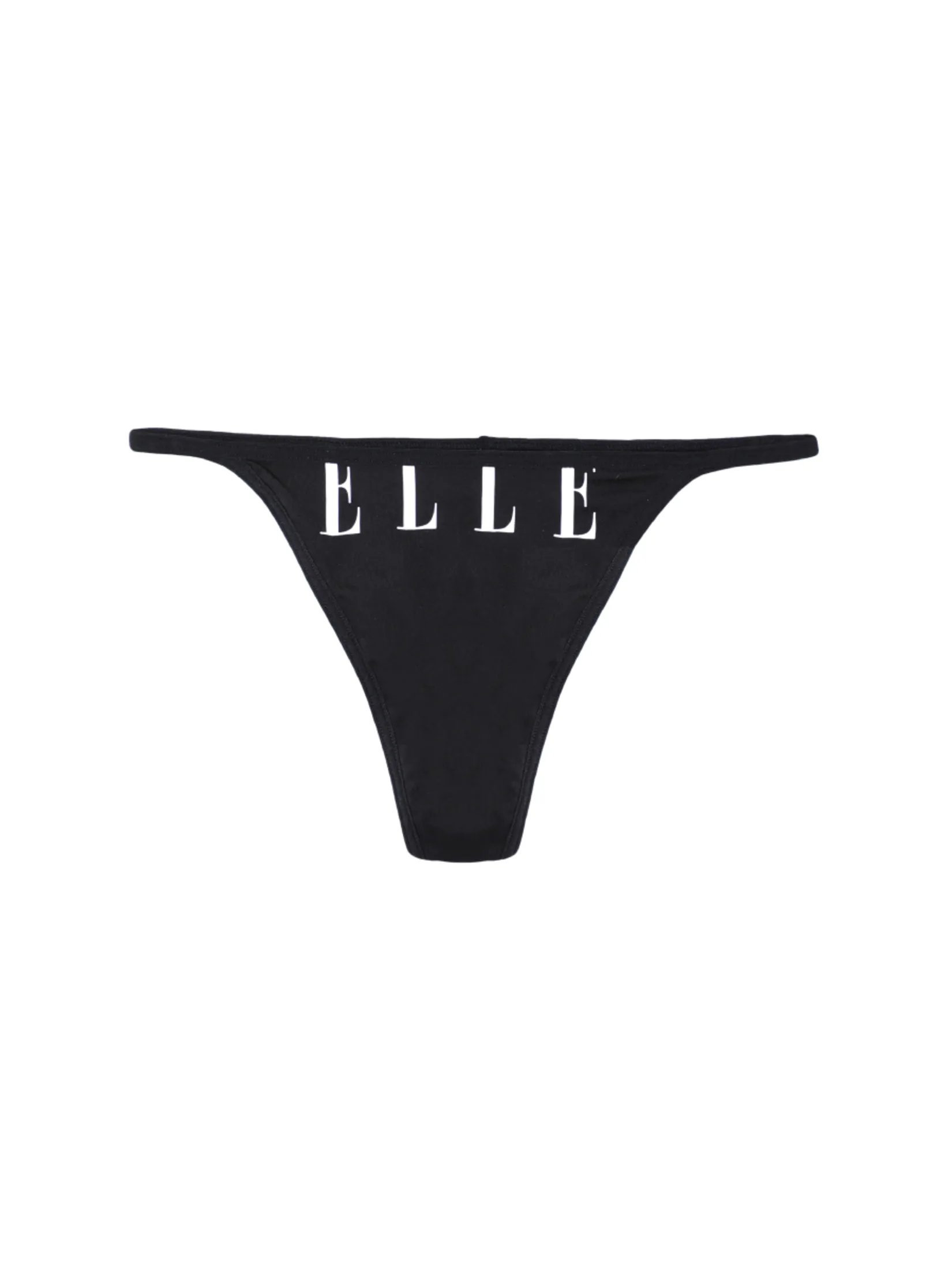 ELLE LINGERIE Women G-String Lowrise Panties LU8719 - Black ELLE LINGERIE Women G-String Lowrise Panties LU8719 - Black