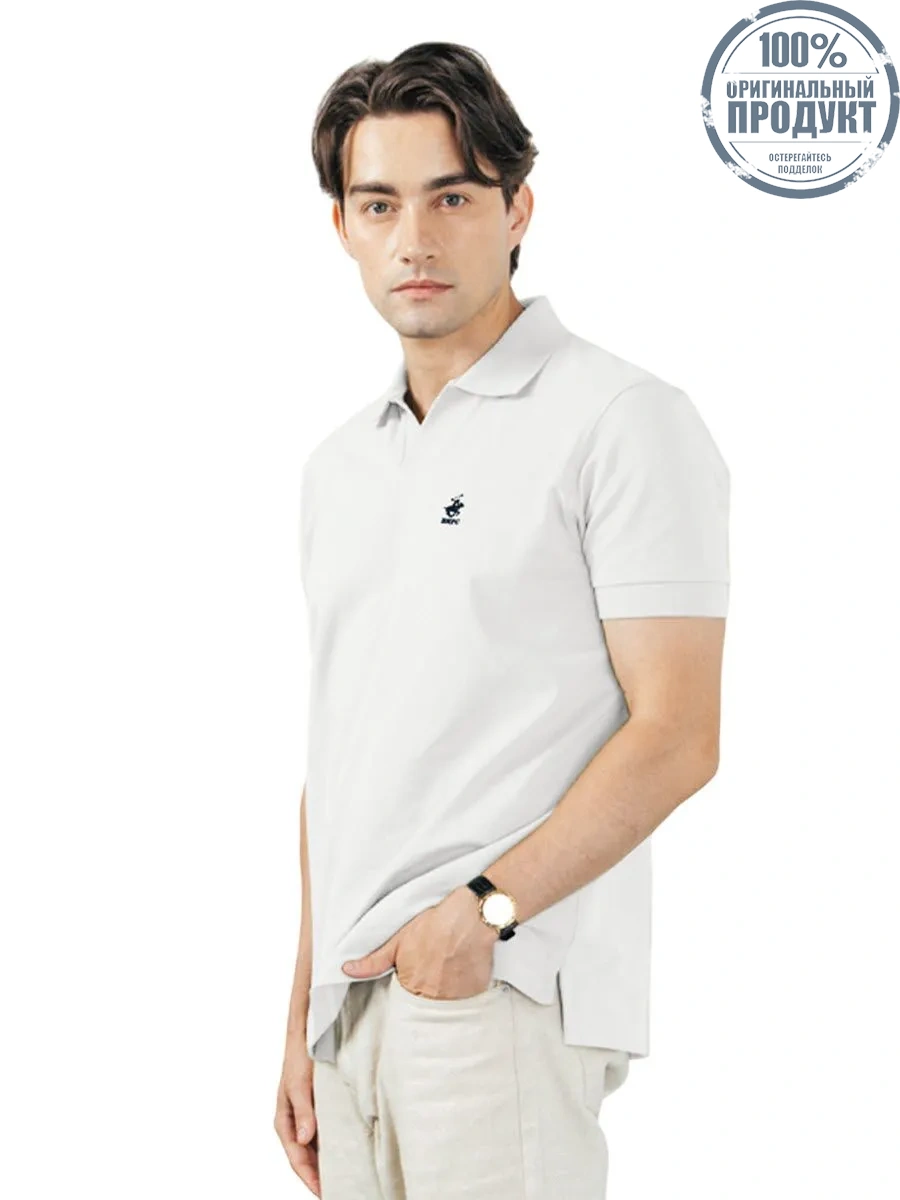 BEVERLY HILLS POLO CLUB White Men Polo Shirts Model BV2I001 BEVERLY HILLS POLO CLUB White Men Polo Shirts Model BV2I001