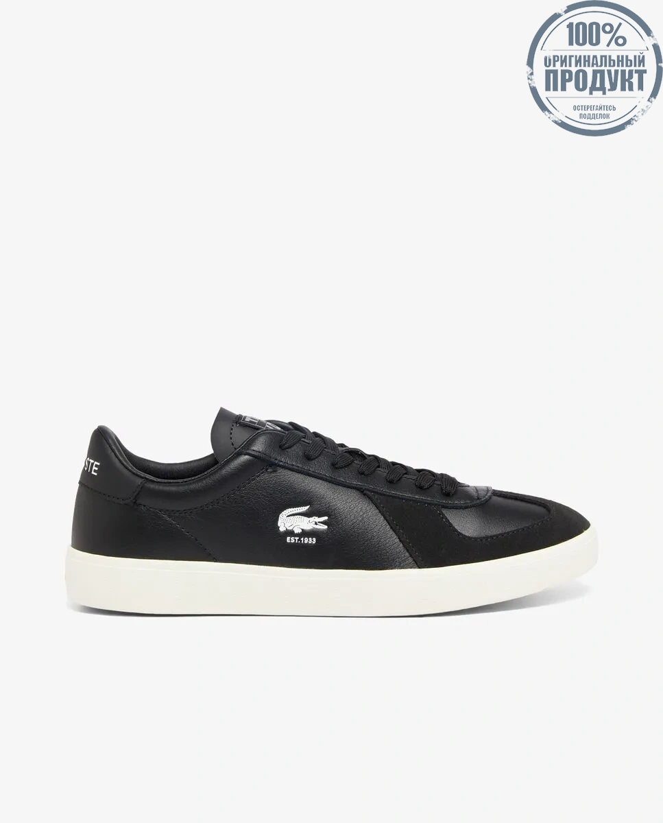 LACOSTE Men’s Baseshot Pro Leather Sneakers Black LACOSTE Men’s Baseshot Pro Leather Sneakers Black