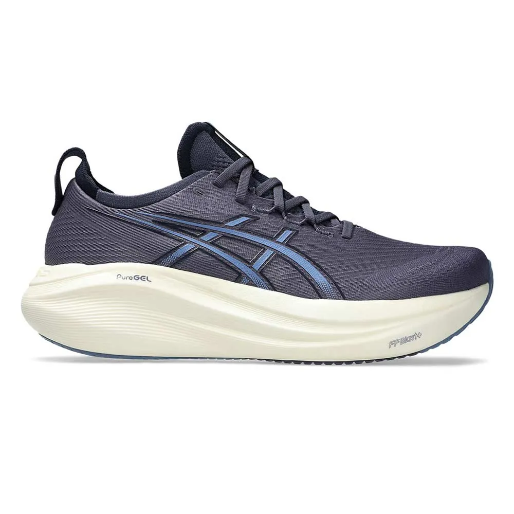 ASICS Men Running Shoes Gel-Nimbus 27 Wide Blue - AS206SH085EJTH ASICS Men Running Shoes Gel-Nimbus 27 Wide Blue - AS206SH085EJTH