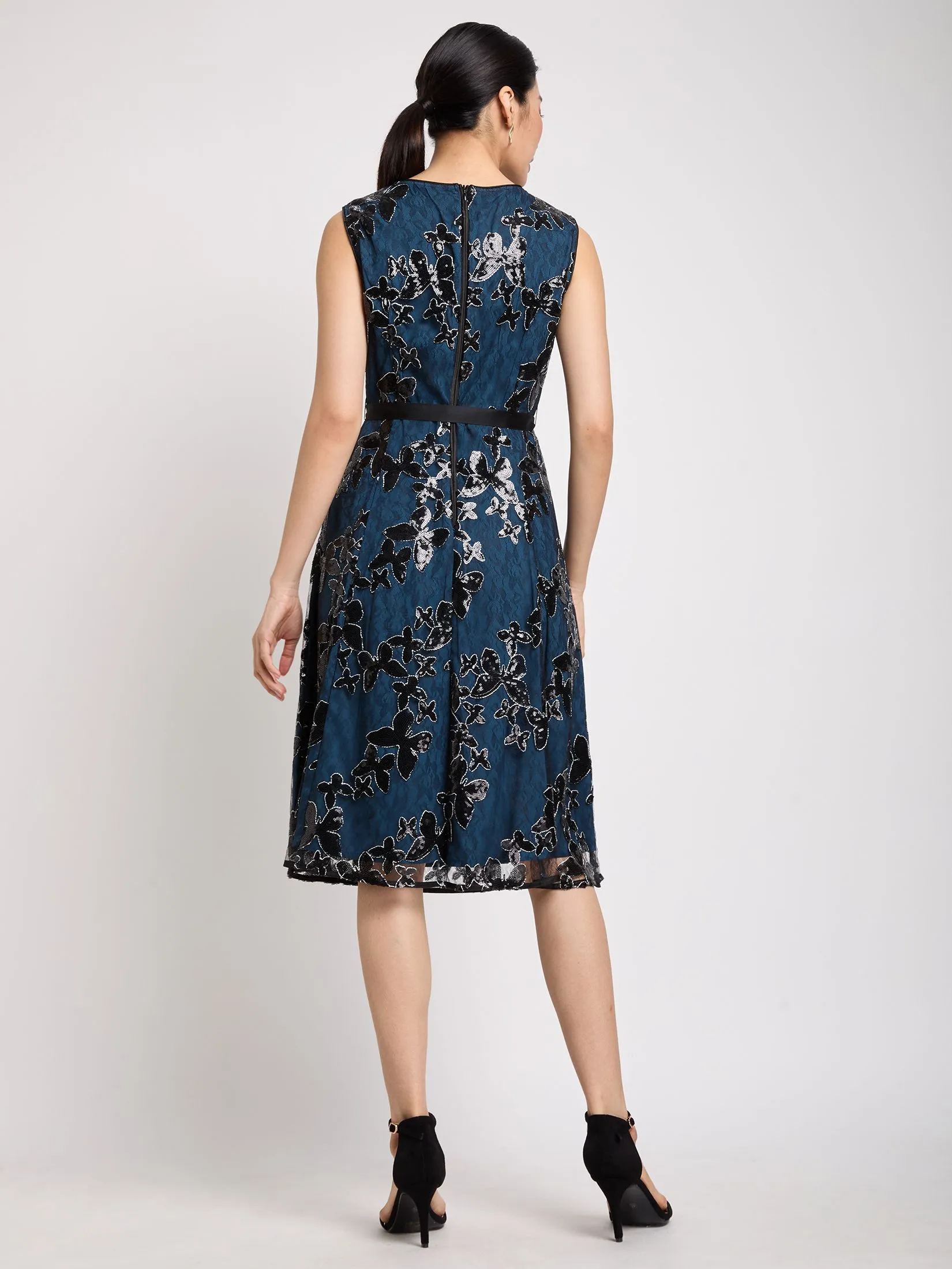 EXPRESSIONS EVENING Women Dress Sleeveless Sequin EXPRESSIONS EVENING Women Dress Sleeveless Sequin