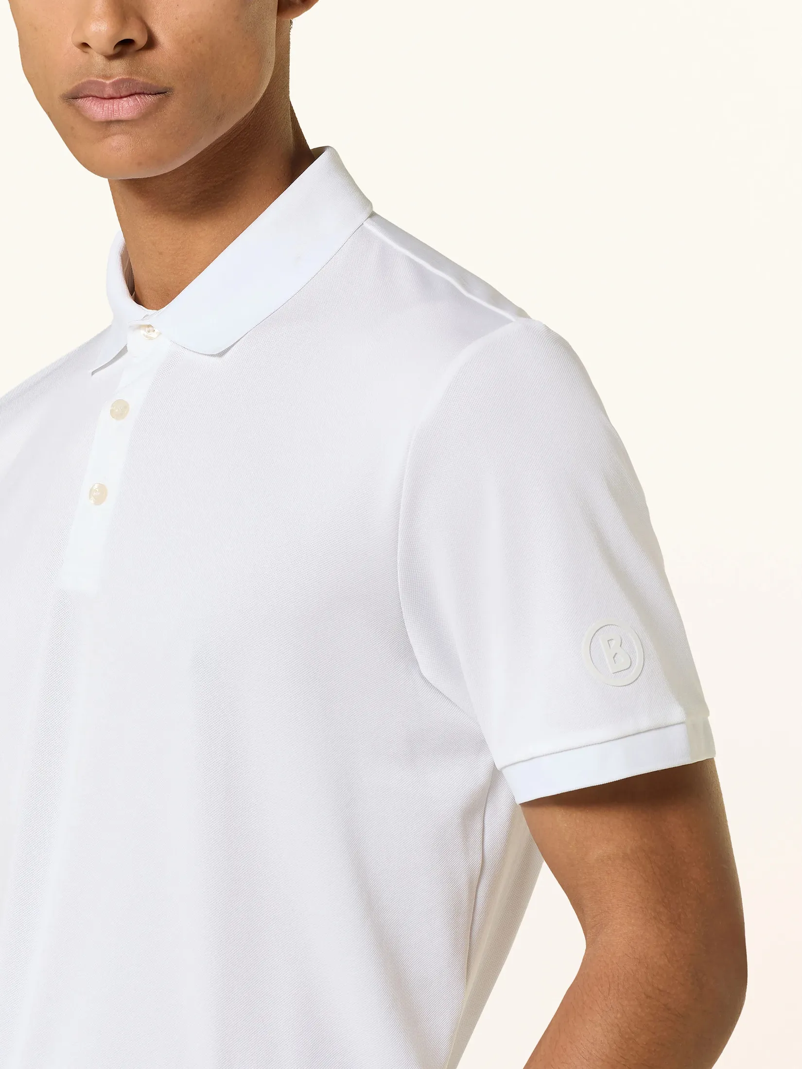 BOGNER Men Polo Shirt Daniel Functional White BOGNER Men Polo Shirt Daniel Functional White