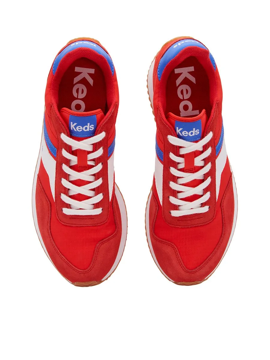 KEDS Women Rena Nylon/Suede Red KEDS Women Rena Nylon/Suede Red