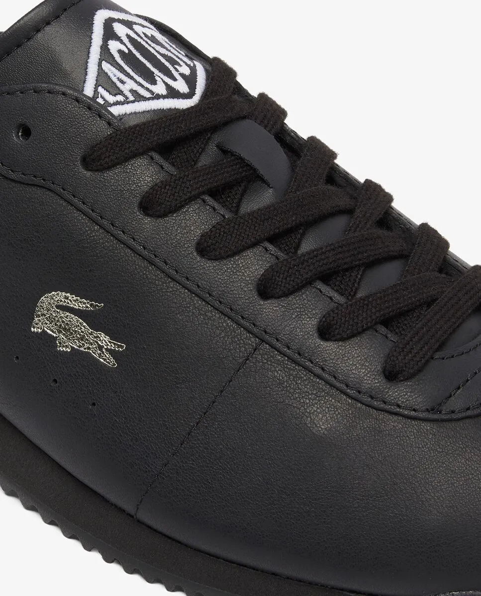 LACOSTE Men’s Club-Low Leather Sneakers Black LACOSTE Men’s Club-Low Leather Sneakers Black