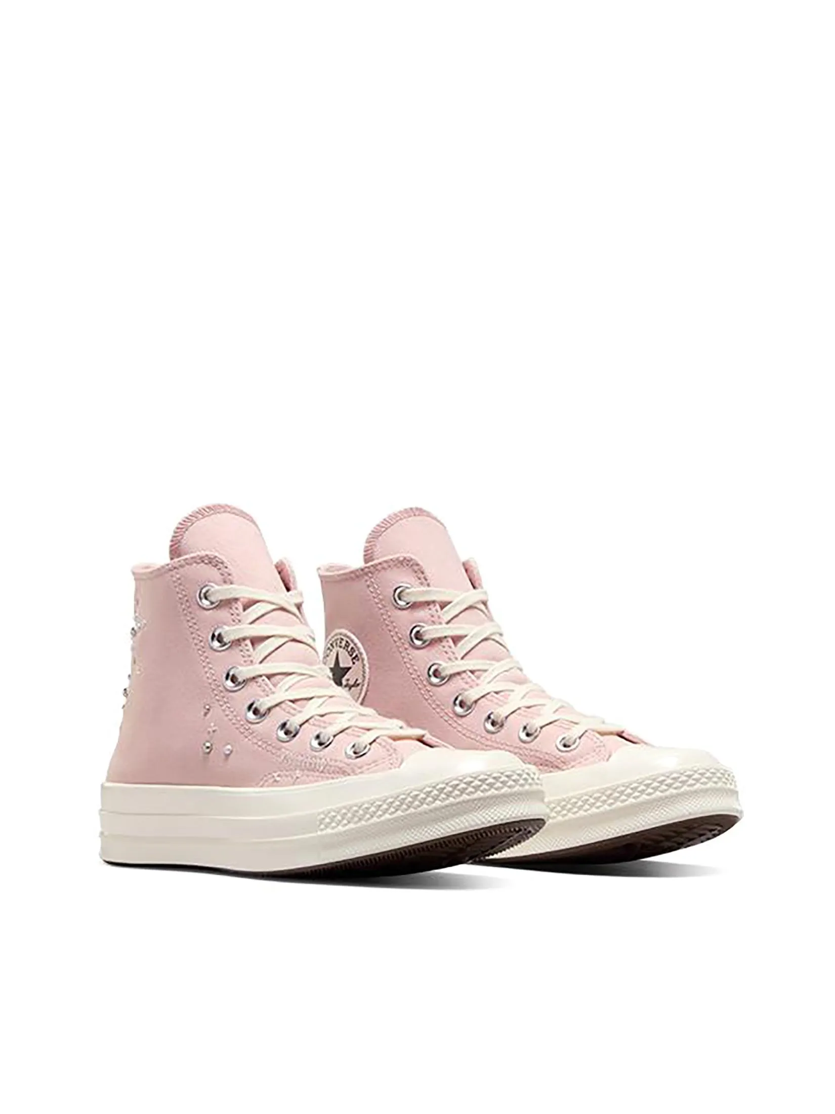 CONVERSE Women Sneakers Chuck 70 Mended Embellishment Hi Pink CONVERSE Women Sneakers Chuck 70 Mended Embellishment Hi Pink