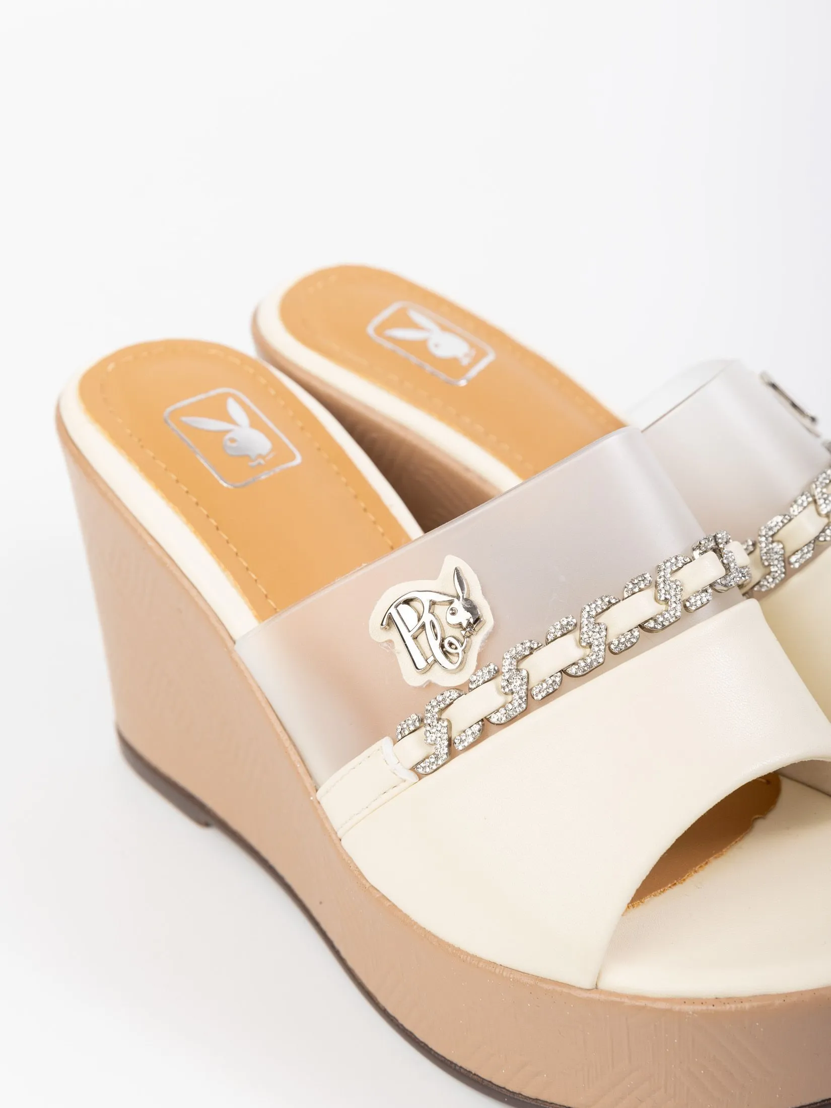 PLAYBOY Women Wedge heels  ST-H244C1193   White Malt(WH) PLAYBOY Women Wedge heels  ST-H244C1193   White Malt(WH)