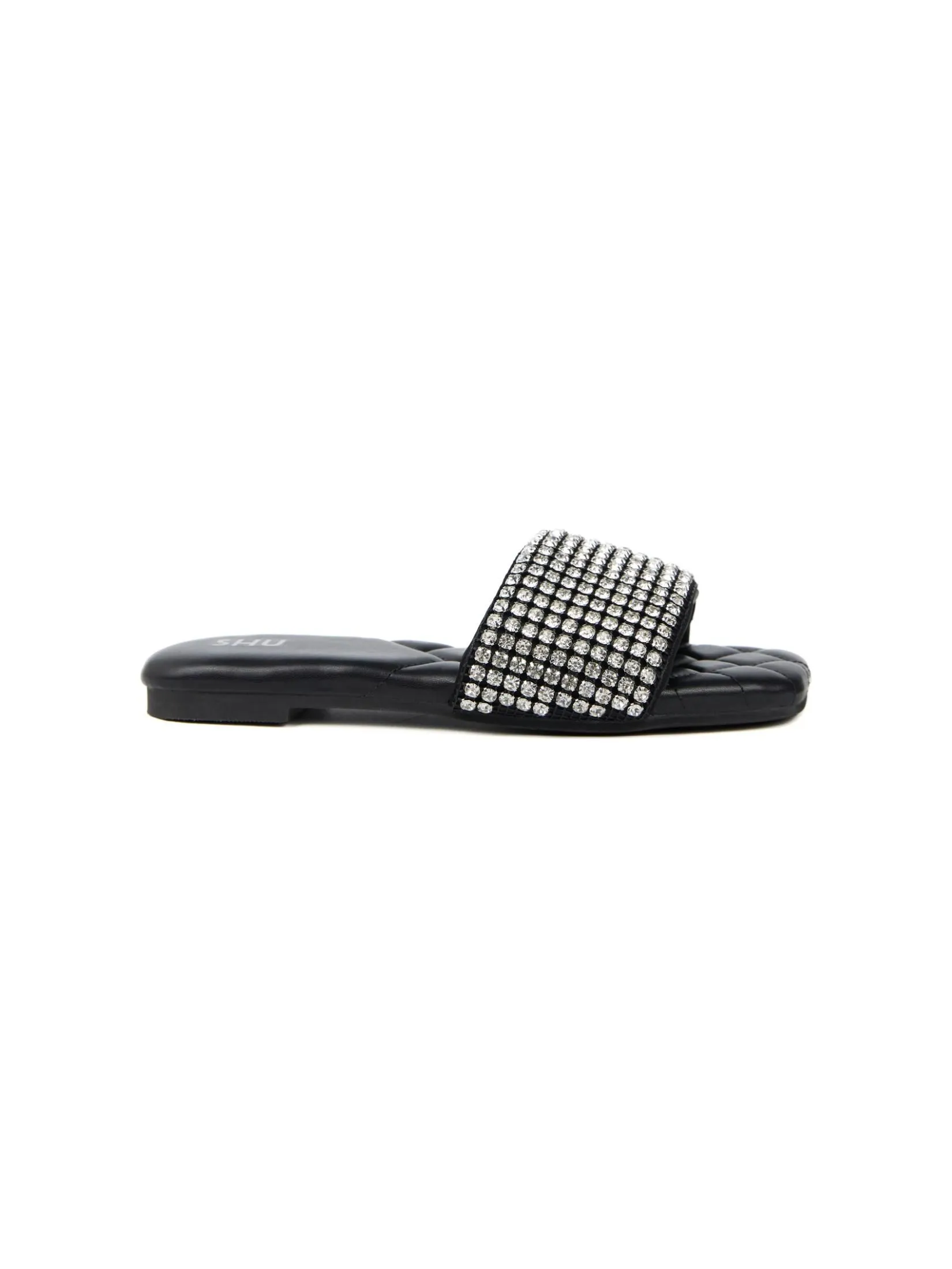 SHU WOMEN  DGB PALETTE SOFT SLIDE SANDALS - BLACK SHU WOMEN  DGB PALETTE SOFT SLIDE SANDALS - BLACK