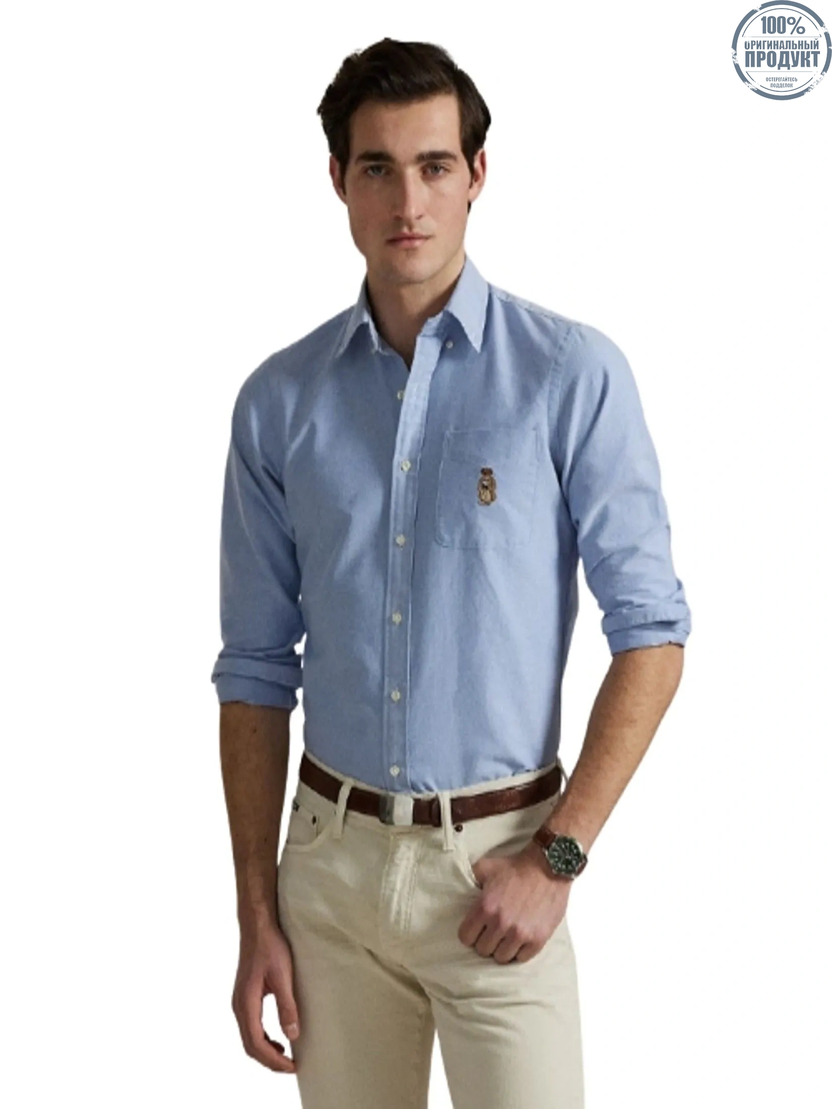 POLO RALPH LAUREN Shirt Men MNPOWOV16824448 Blue POLO RALPH LAUREN Shirt Men MNPOWOV16824448 Blue