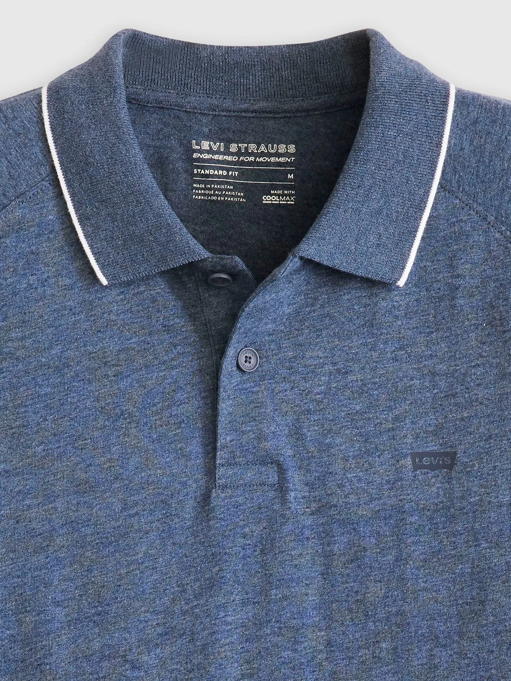 LEVI'S Men's Shoreline Tech Polo Blues LEVI'S Men's Shoreline Tech Polo Blues