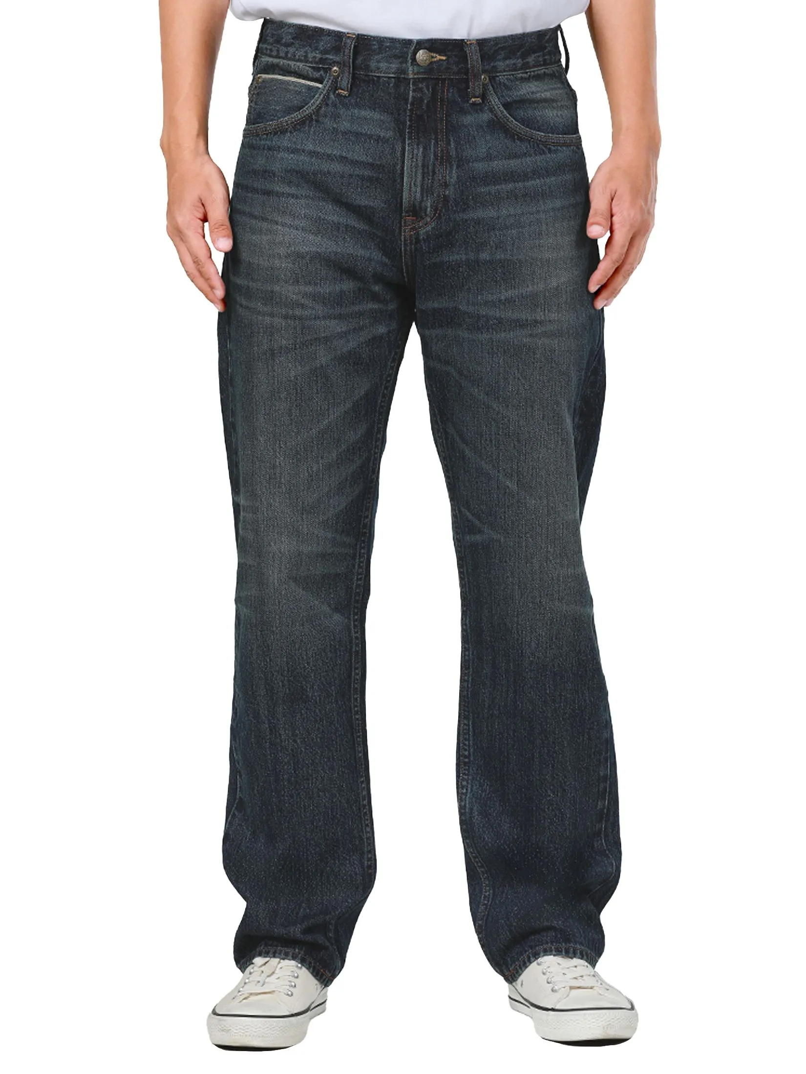 LEE Men's Jeans Lee Riders Collection Mid Dean Fit Mid Indigo LEE Men's Jeans Lee Riders Collection Mid Dean Fit Mid Indigo