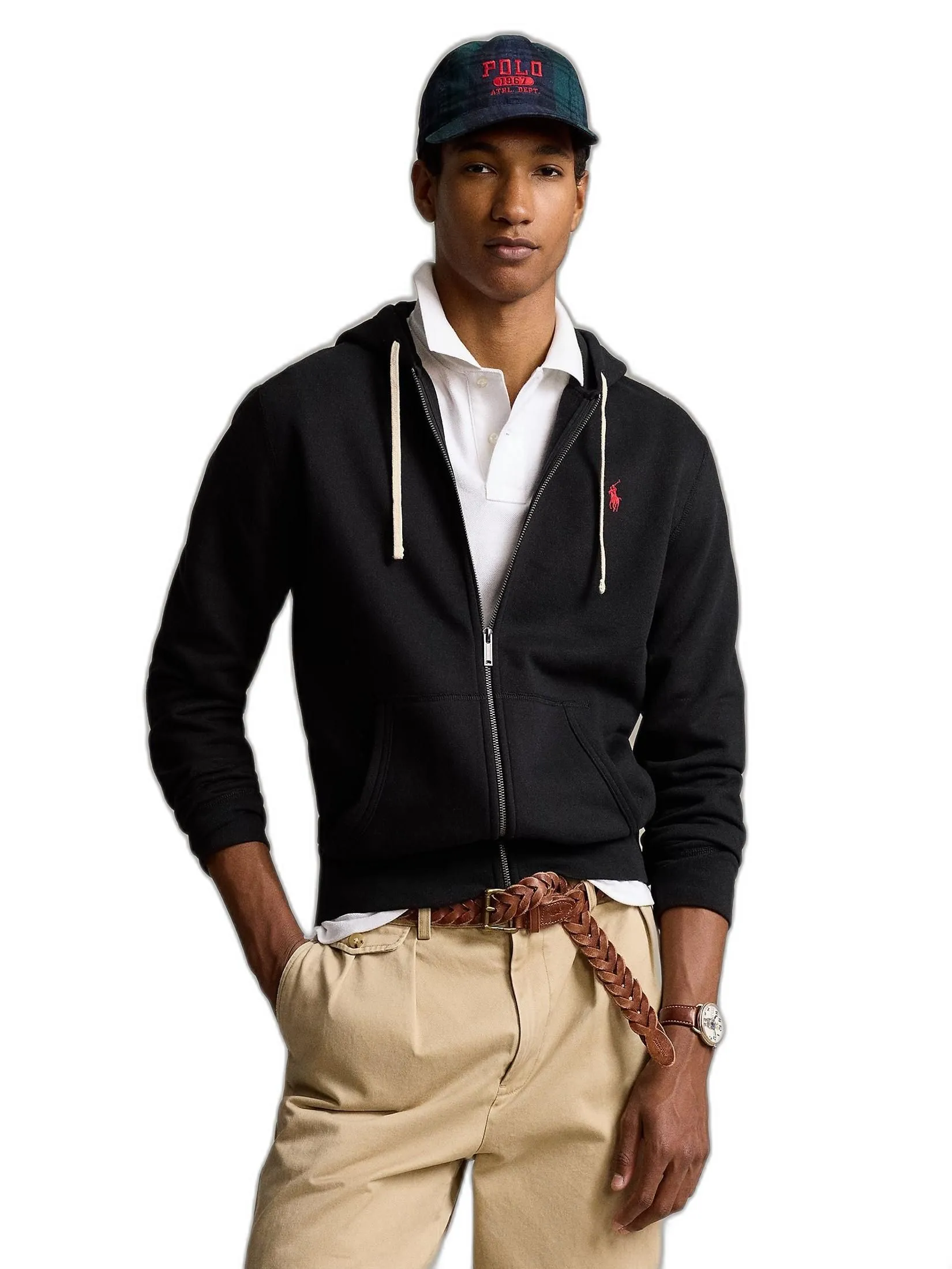 POLO RALPH LAUREN Men Jacket-The RL Fleece Hoodie MNPOKNI16821070-Black POLO RALPH LAUREN Men Jacket-The RL Fleece Hoodie MNPOKNI16821070-Black