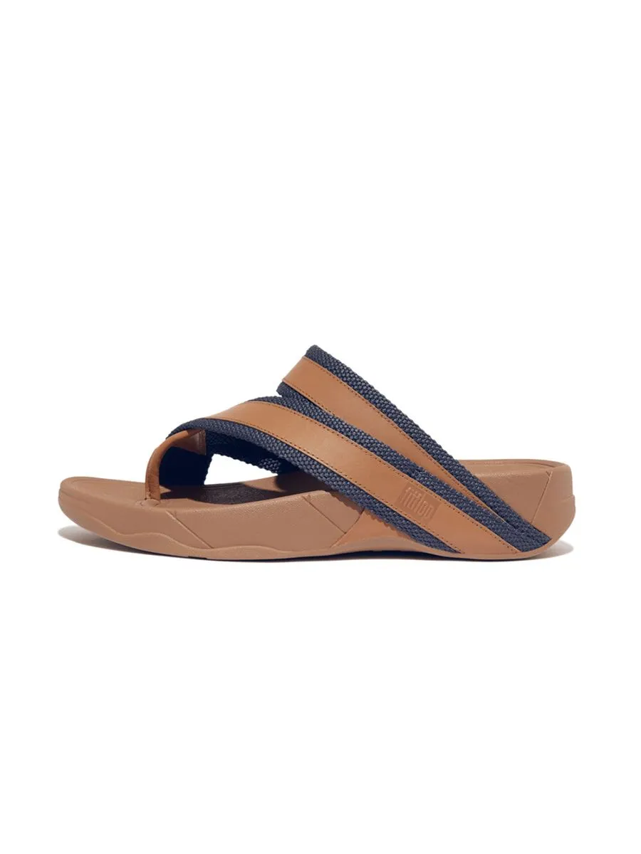 FitFlop™ MEN'S SLING WEBBING/LEATHER BROWN FitFlop™ MEN'S SLING WEBBING/LEATHER BROWN