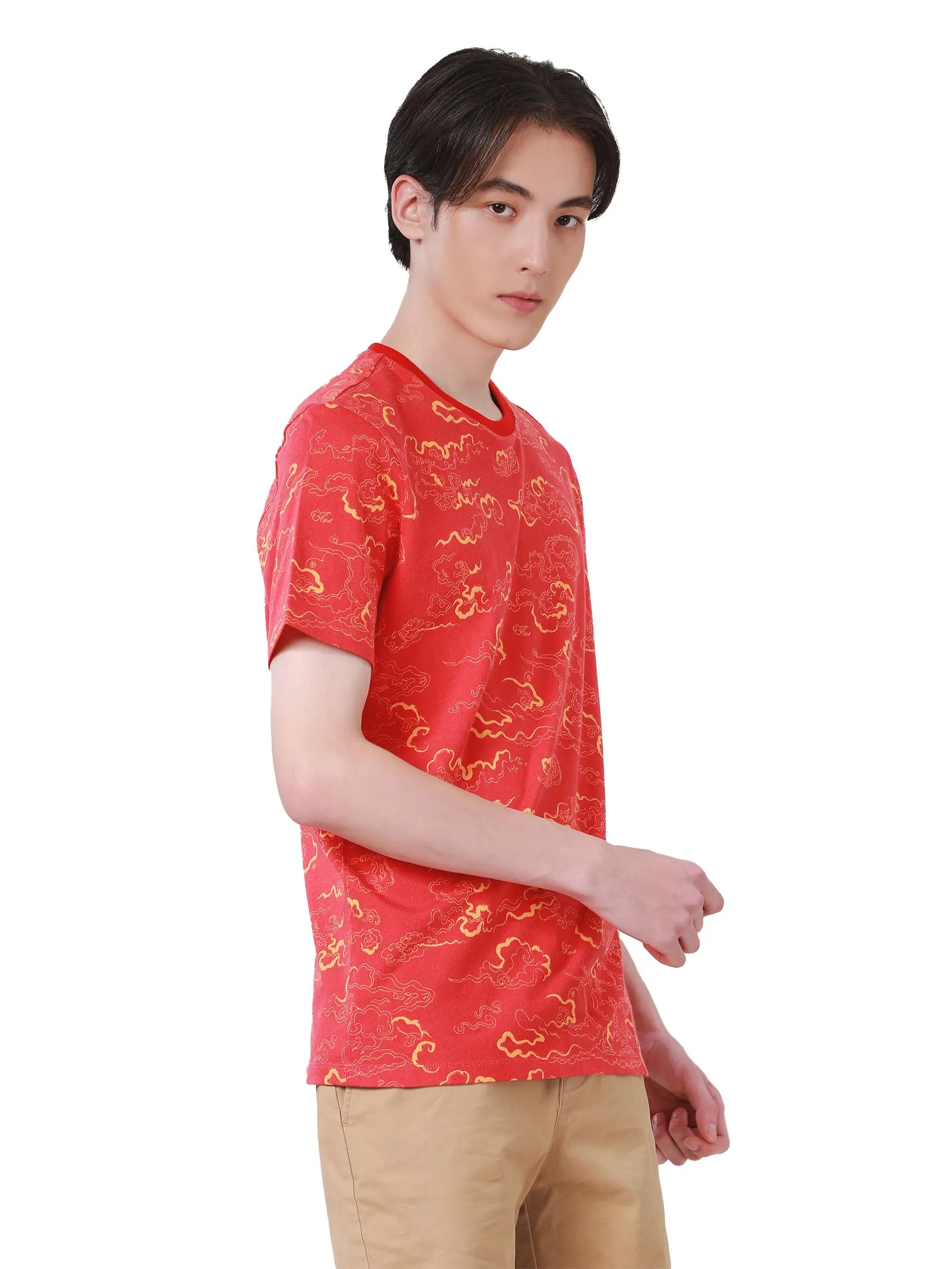 JOHN HENRY Men's T-Shirts (Slim Fit) CHINESE NEW YEAR Red JOHN HENRY Men's T-Shirts (Slim Fit) CHINESE NEW YEAR Red