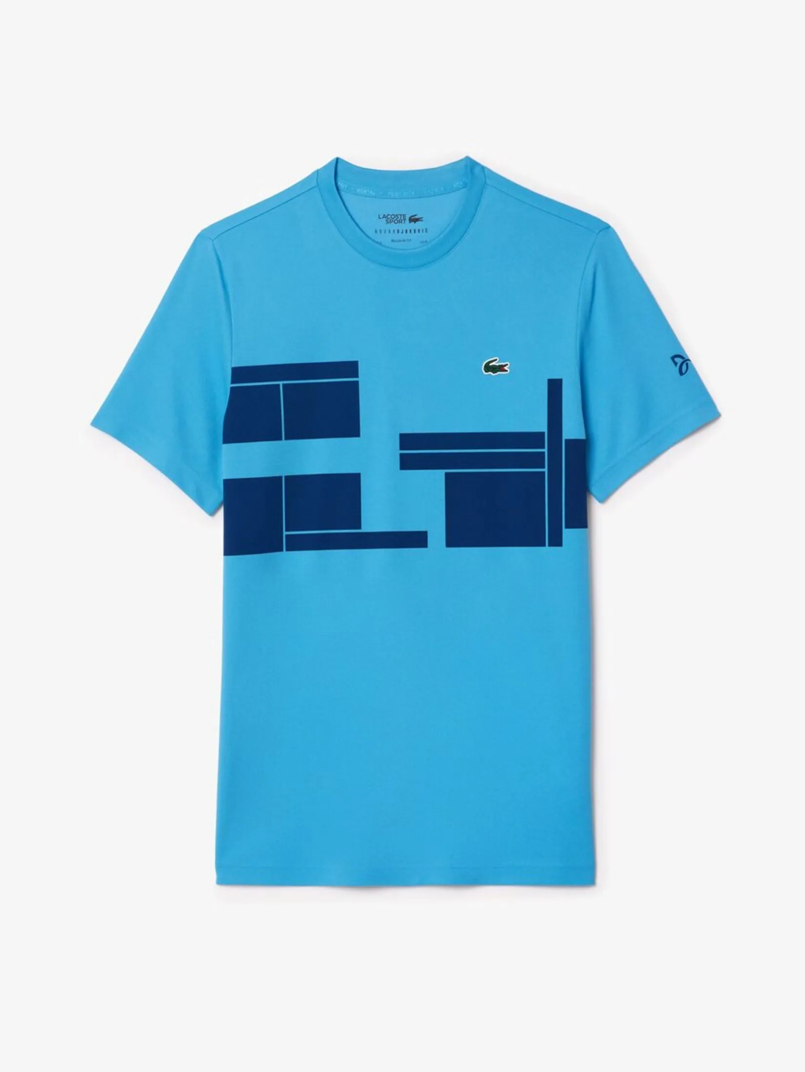LACOSTE Lacoste Tennis x Novak Djokovic T-shirt Blue LACOSTE Lacoste Tennis x Novak Djokovic T-shirt Blue