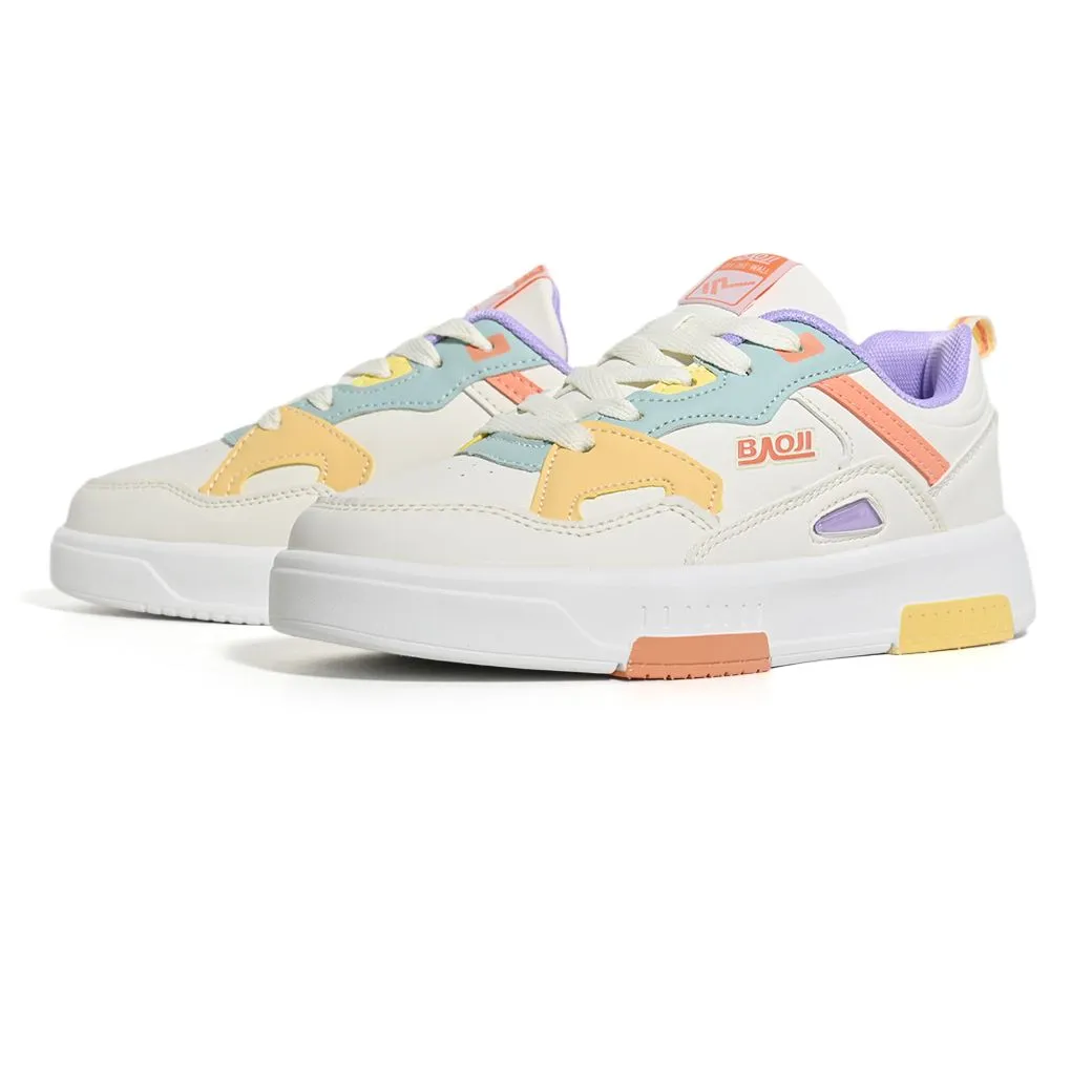 BAOJI Women's Casual Sneakers Model BJW1004 - Apricot/Yellow BAOJI Women's Casual Sneakers Model BJW1004 - Apricot/Yellow