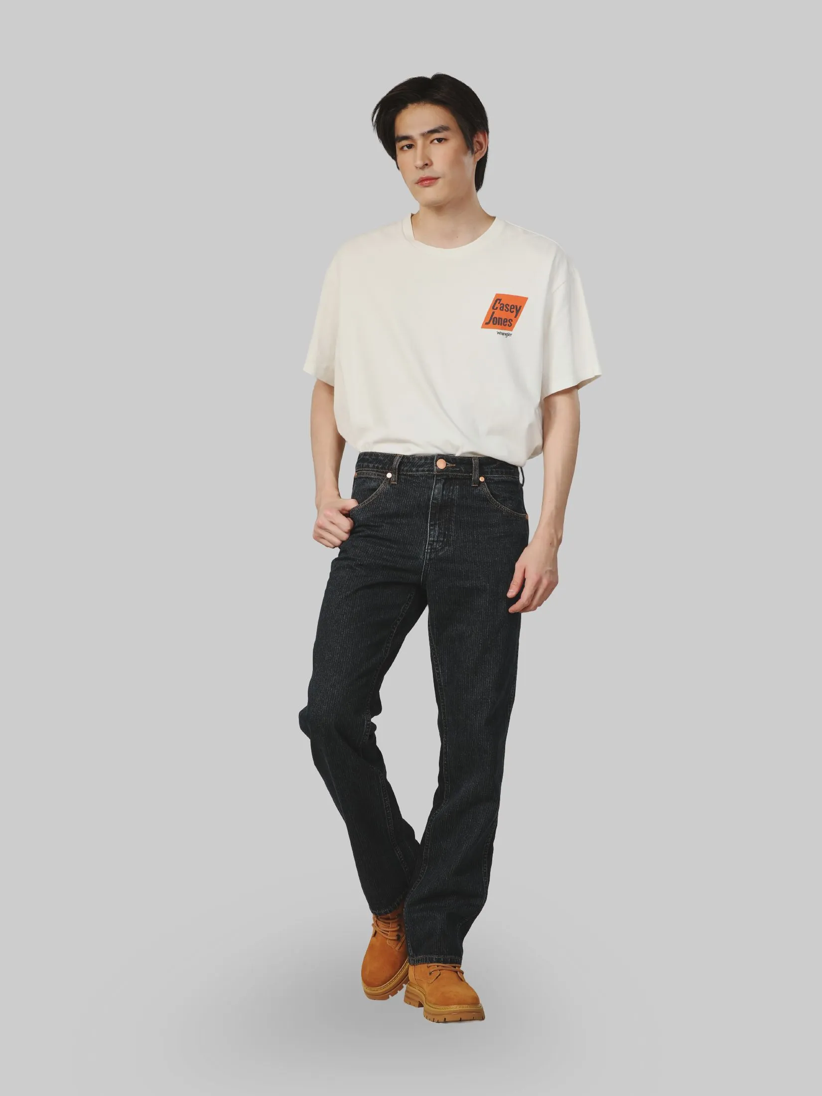 WRANGLER Men's Jeans Casey Jones Collection Mid MWZ Fit Dark Indigo WRANGLER Men's Jeans Casey Jones Collection Mid MWZ Fit Dark Indigo