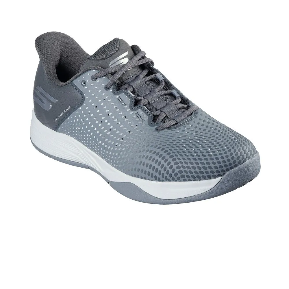 SKECHERS Slip-ins® Relaxed Fit®: Viper Court Reload Men Indoor Court Shoes Grey - SK108SH684EMTH SKECHERS Slip-ins® Relaxed Fit®: Viper Court Reload Men Indoor Court Shoes Grey - SK108SH684EMTH