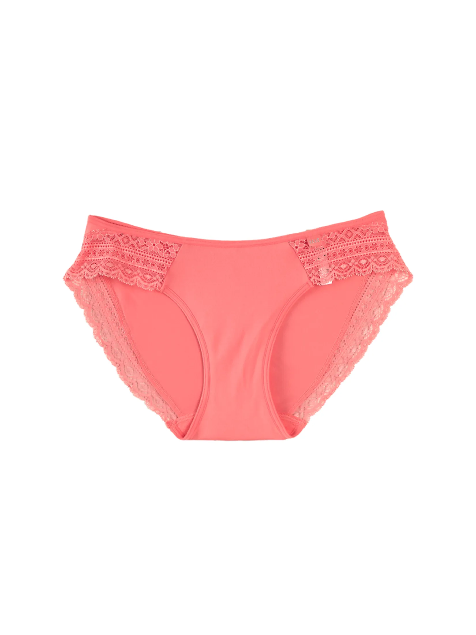 ELLE LINGERIE Women Bikini Lowrise Panties with Lace Decoration LU6733 - Light Pink ELLE LINGERIE Women Bikini Lowrise Panties with Lace Decoration LU6733 - Light Pink